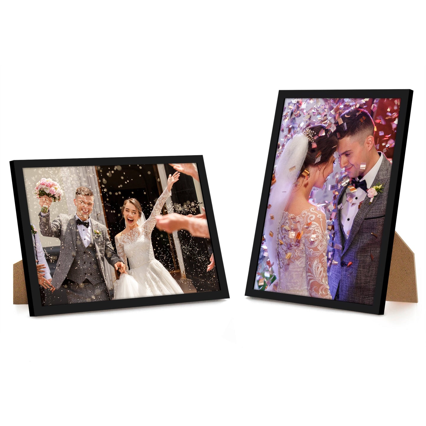 Modern Gallery Picture Frame without Mat, Black | Streamline Collection