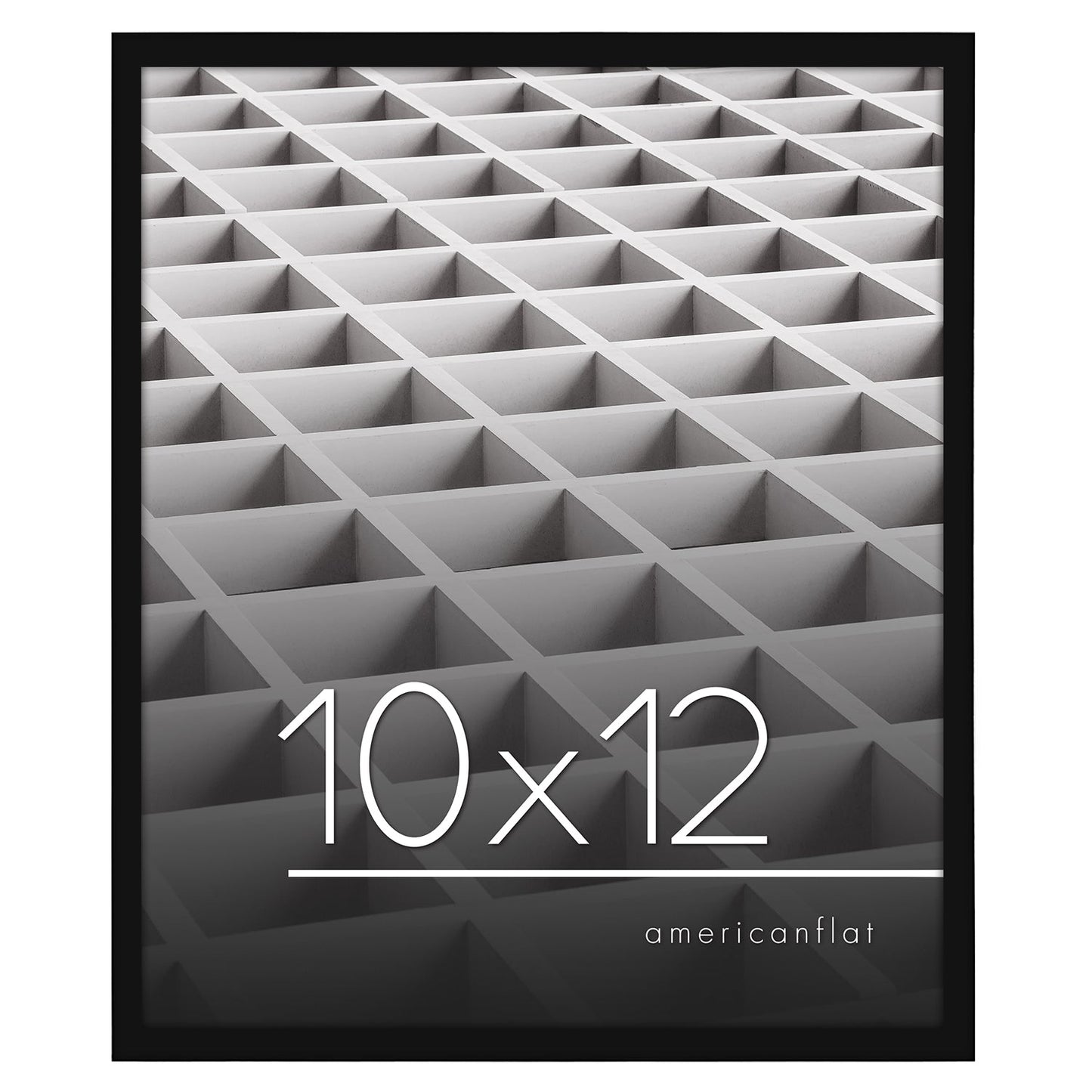 Modern Gallery Picture Frame without Mat, Black | Streamline Collection