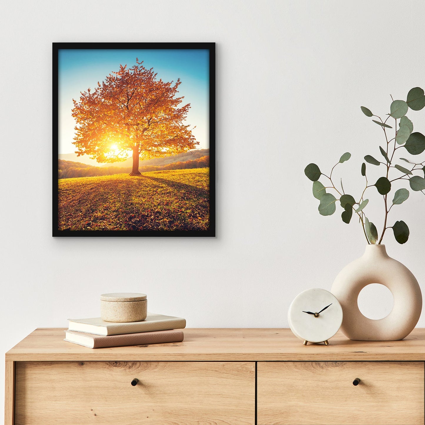 Modern Gallery Picture Frame without Mat, Black | Streamline Collection