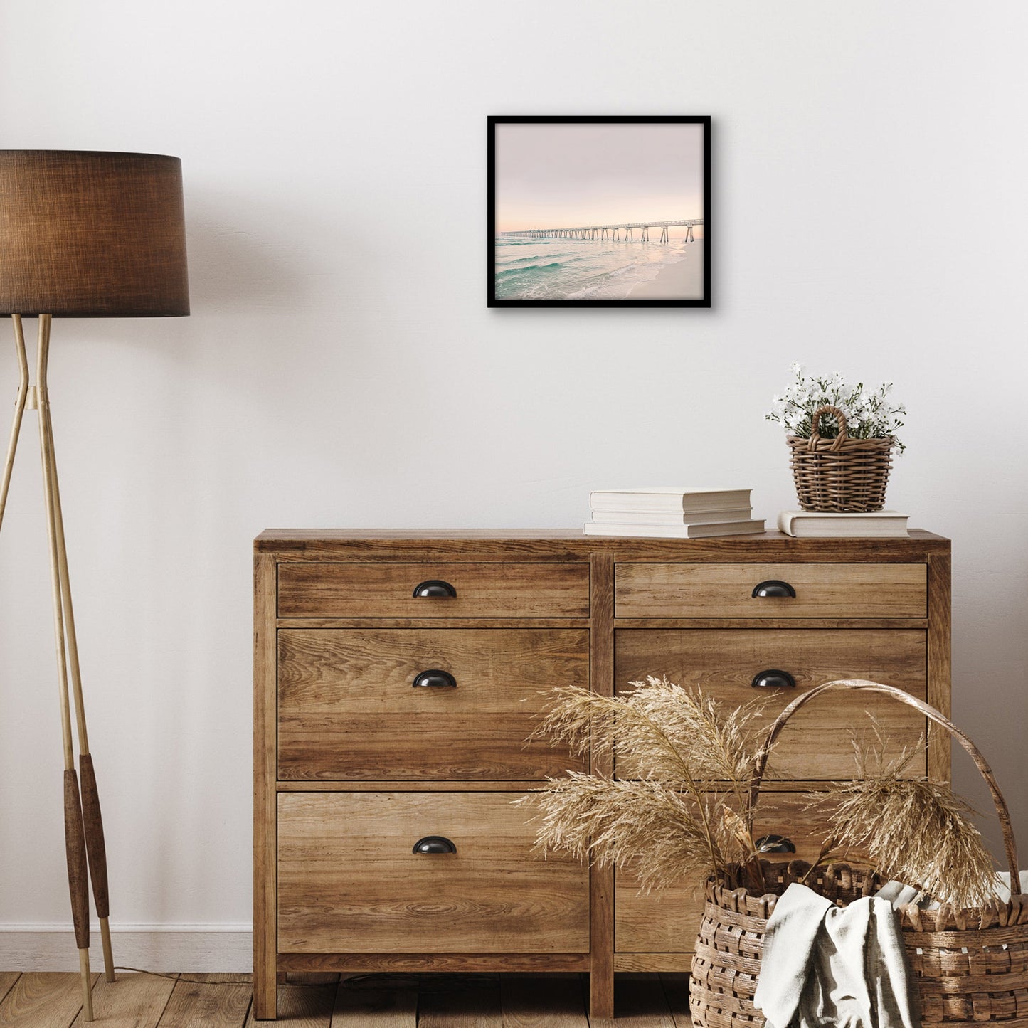 Modern Gallery Picture Frame without Mat, Black | Streamline Collection