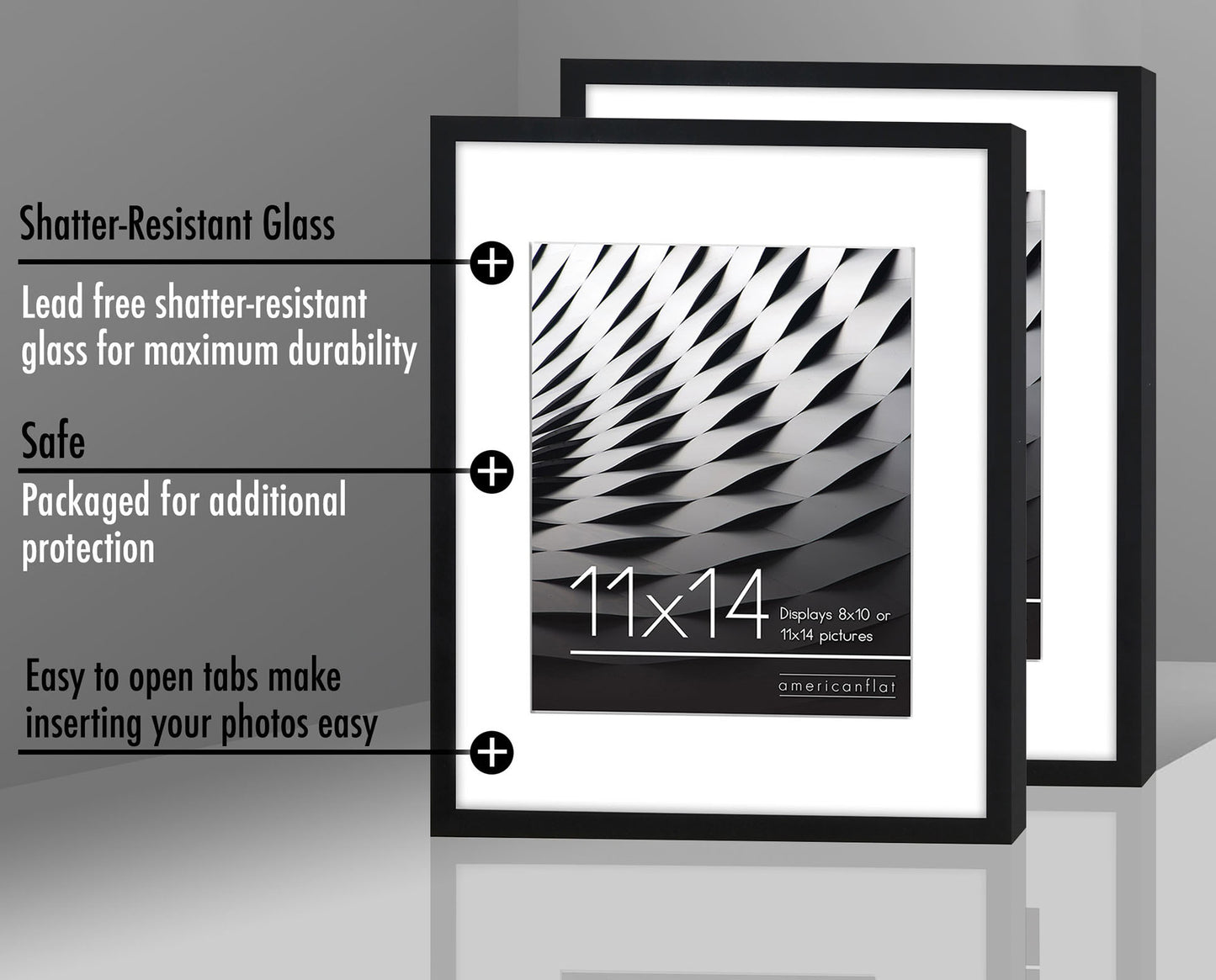 Multipack - Thin Border Gallery Picture Frame | Streamline Collection