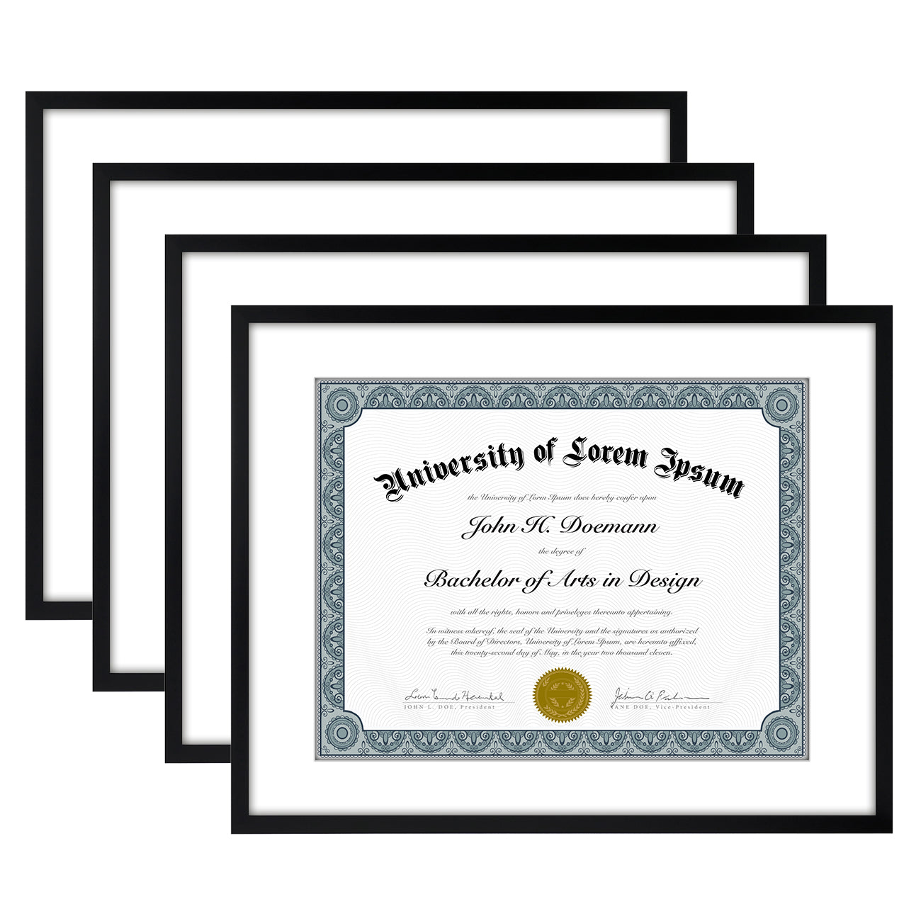 Multipack - Thin Border Gallery Picture Frame | Streamline Collection