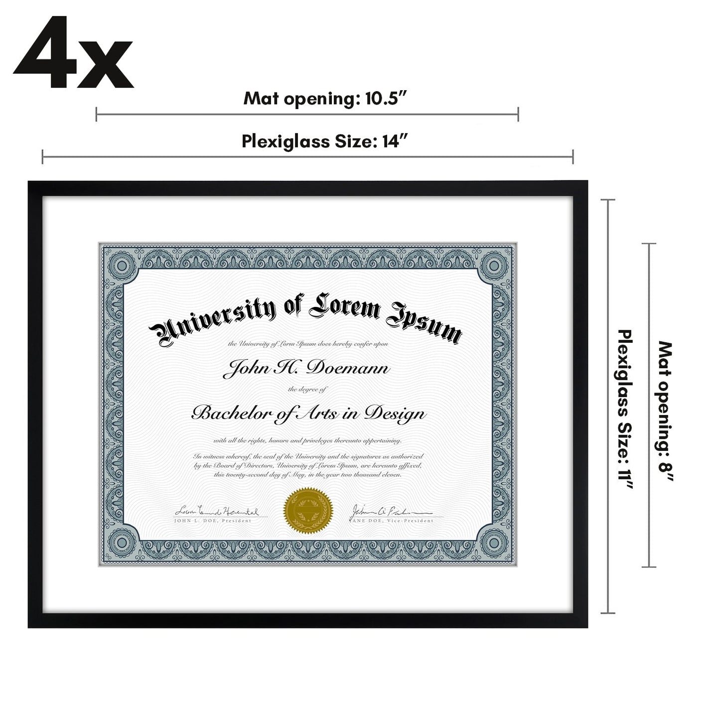 Multipack - Thin Border Gallery Picture Frame | Streamline Collection