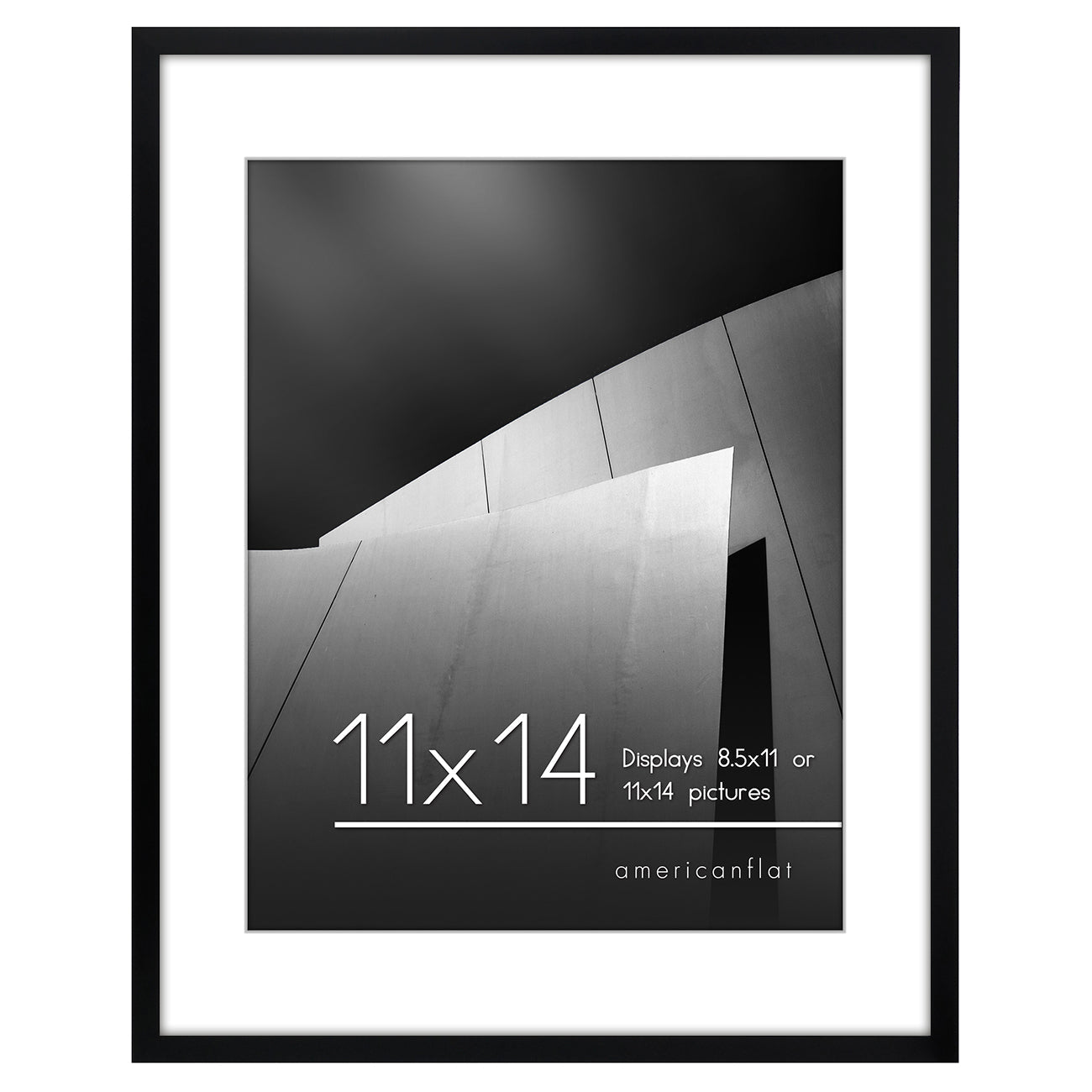 Gallery Picture Frame with Mat | Streamline Collection