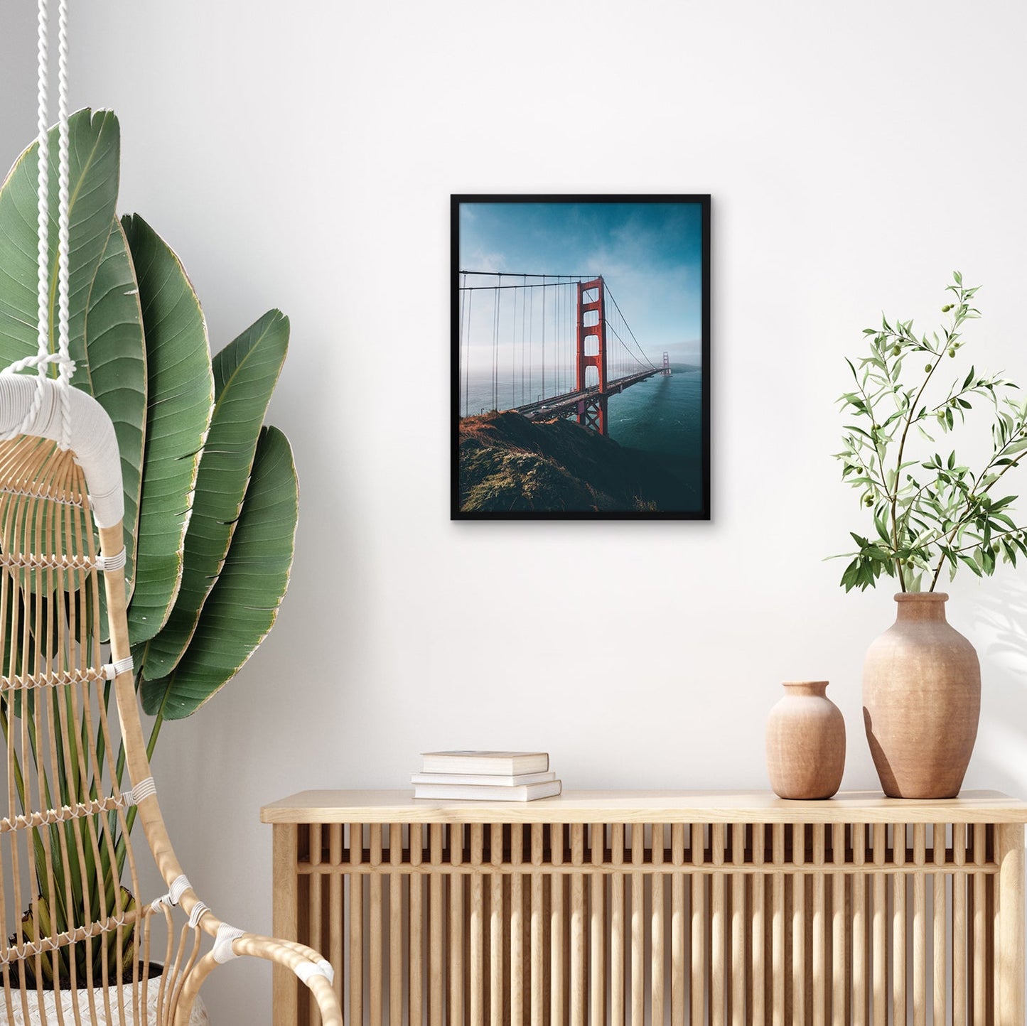Modern Gallery Picture Frame without Mat, Black | Streamline Collection