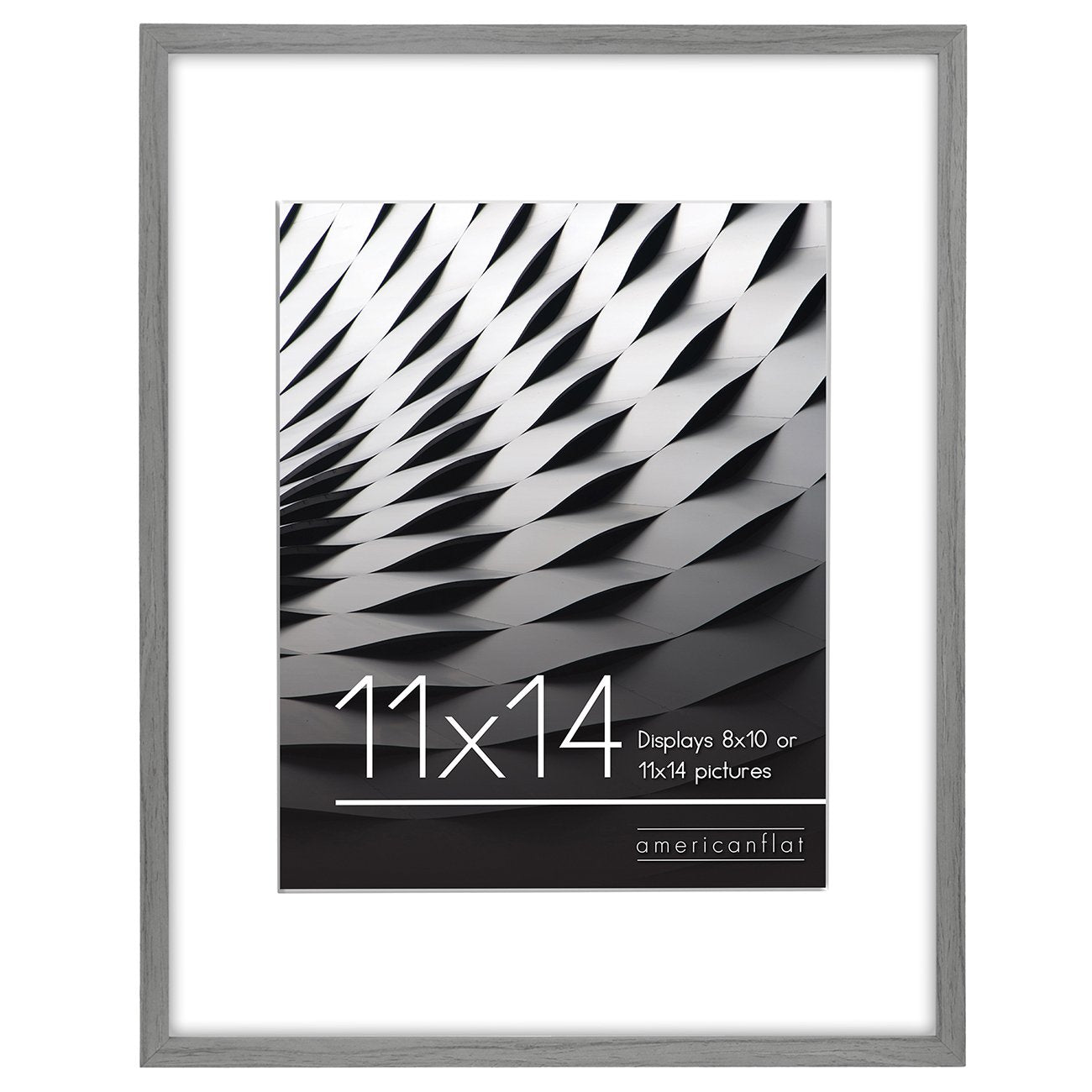 Gallery Picture Frame with Mat | Streamline Collection