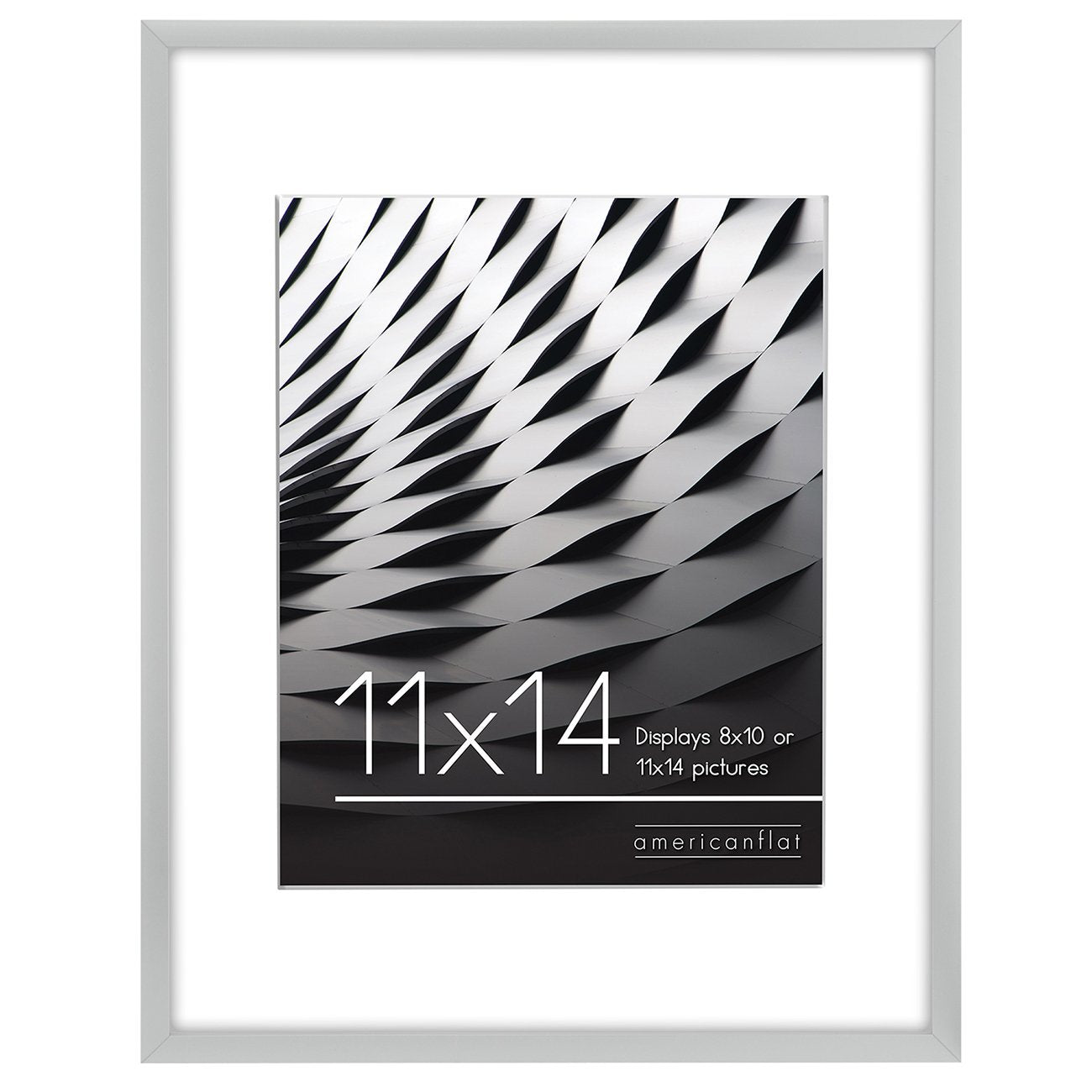 Gallery Picture Frame with Mat | Streamline Collection