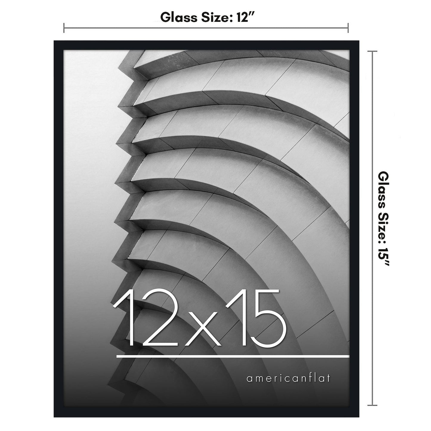 Modern Picture Frame | Black | Choose Size