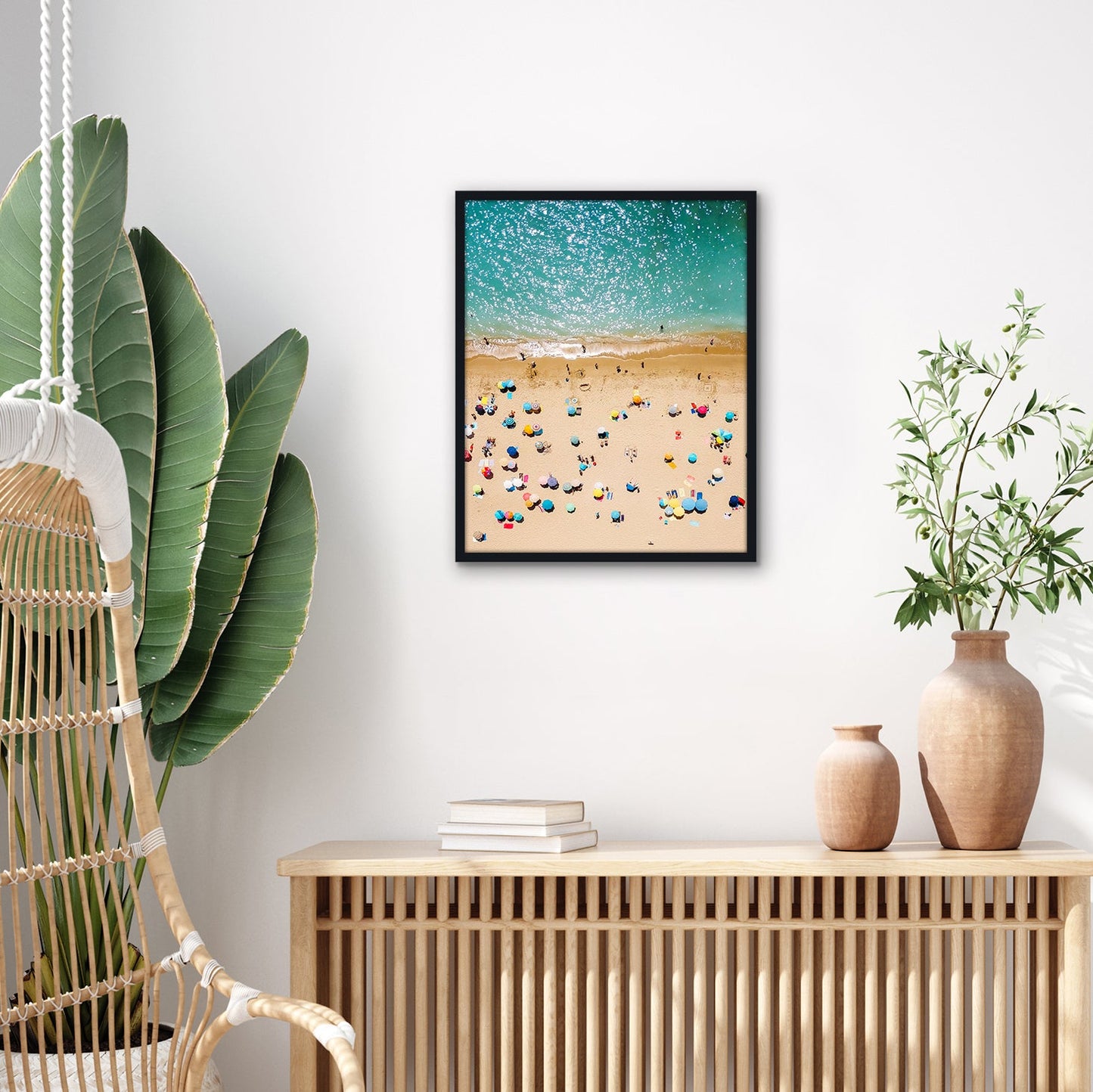 Modern Gallery Picture Frame without Mat, Black | Streamline Collection