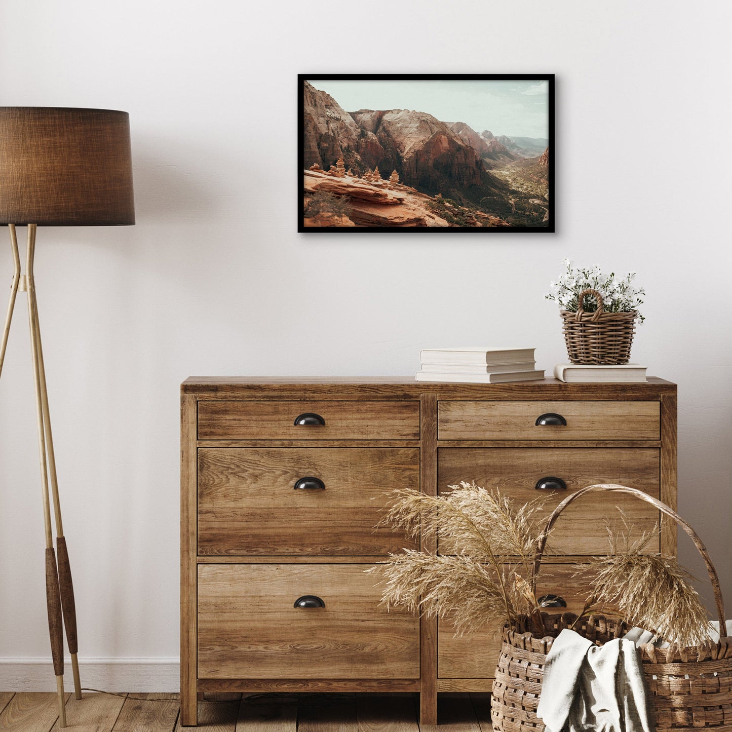 Modern Gallery Poster Frame without Mat, Black | Streamline Collection