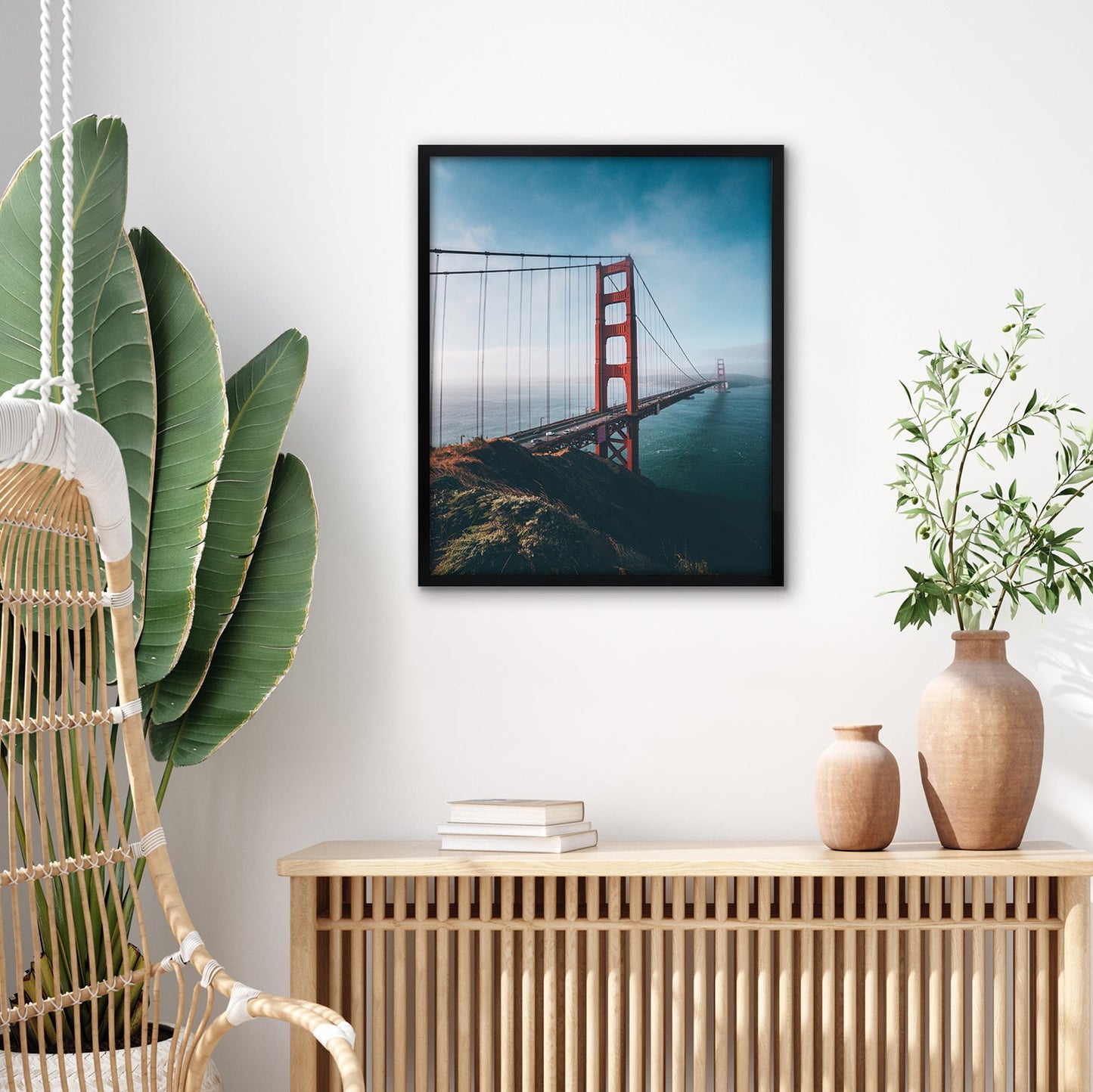 Modern Gallery Poster Frame without Mat, Black | Streamline Collection