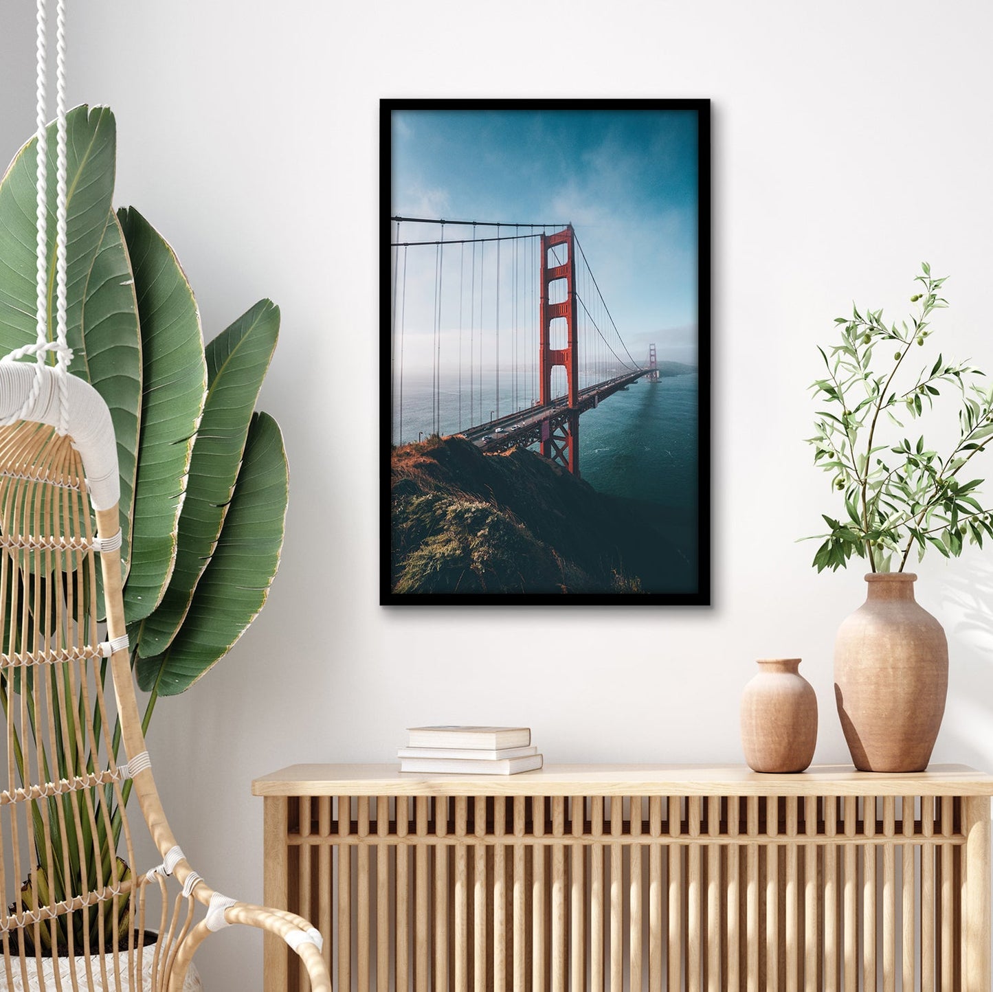 Modern Poster Frame with Thin Border | Choose Your Size