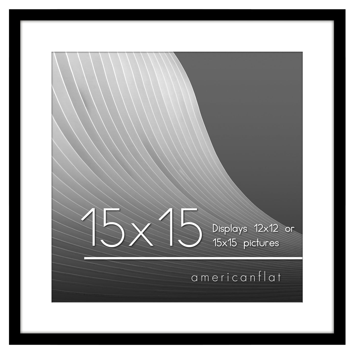 Gallery Picture Frame with Mat | Streamline Collection