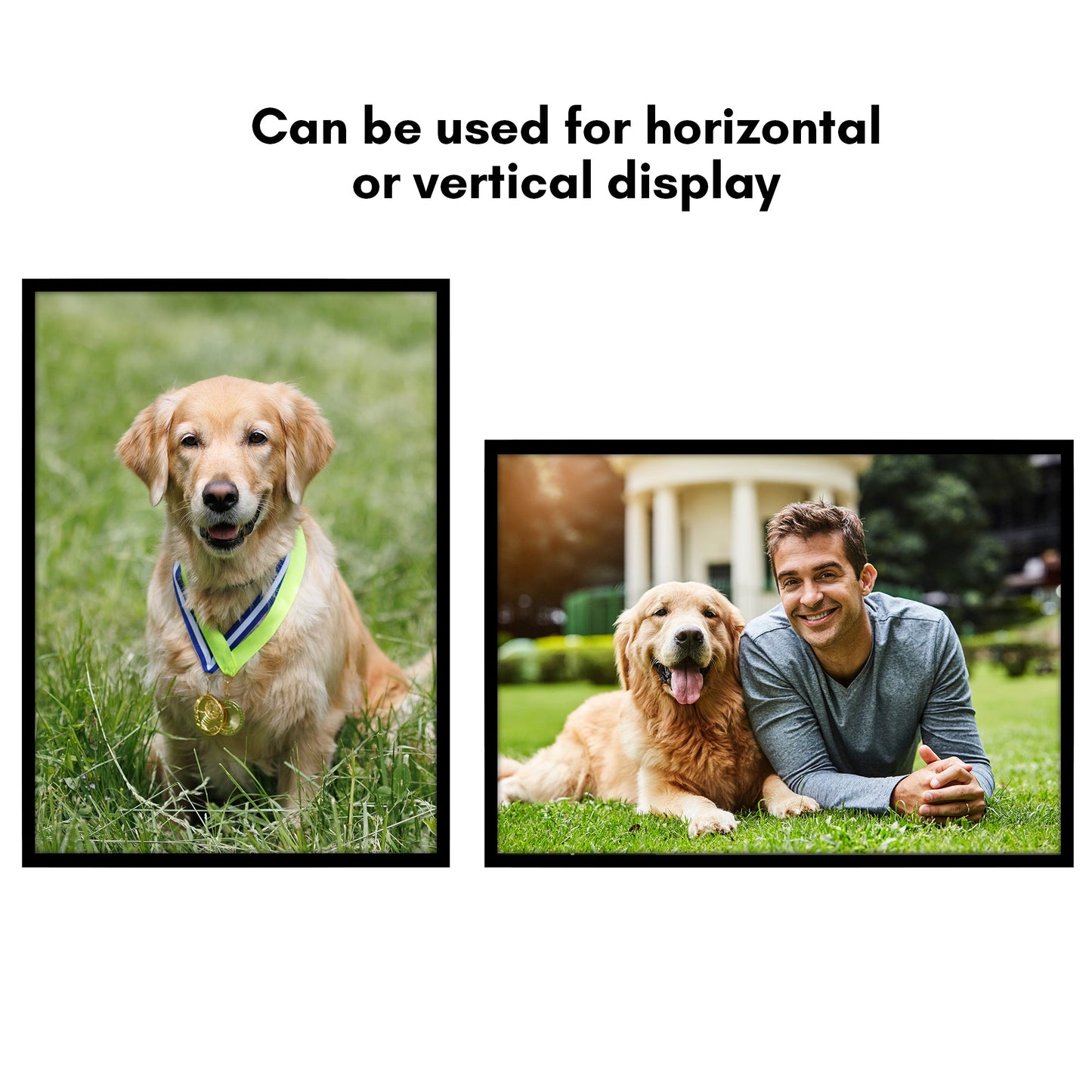 Modern Gallery Poster Frame without Mat, Black | Streamline Collection