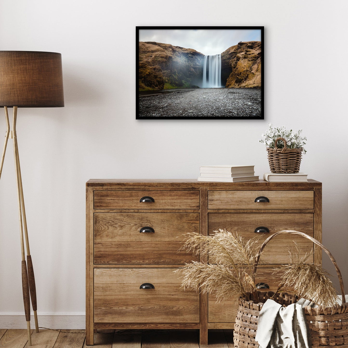 Modern Gallery Poster Frame without Mat, Black | Streamline Collection