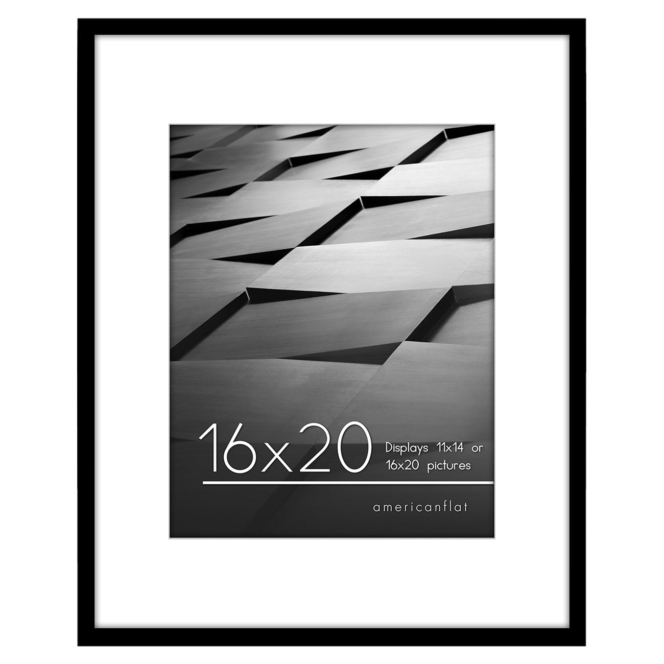 Gallery Picture Frame with Mat | Streamline Collection