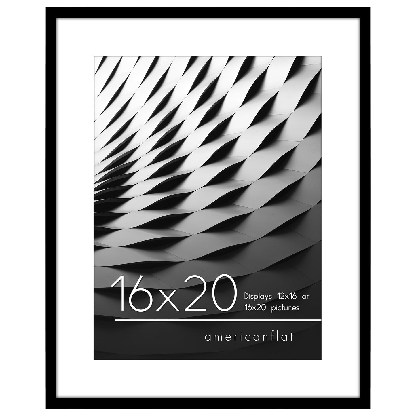 Gallery Picture Frame with Mat | Streamline Collection