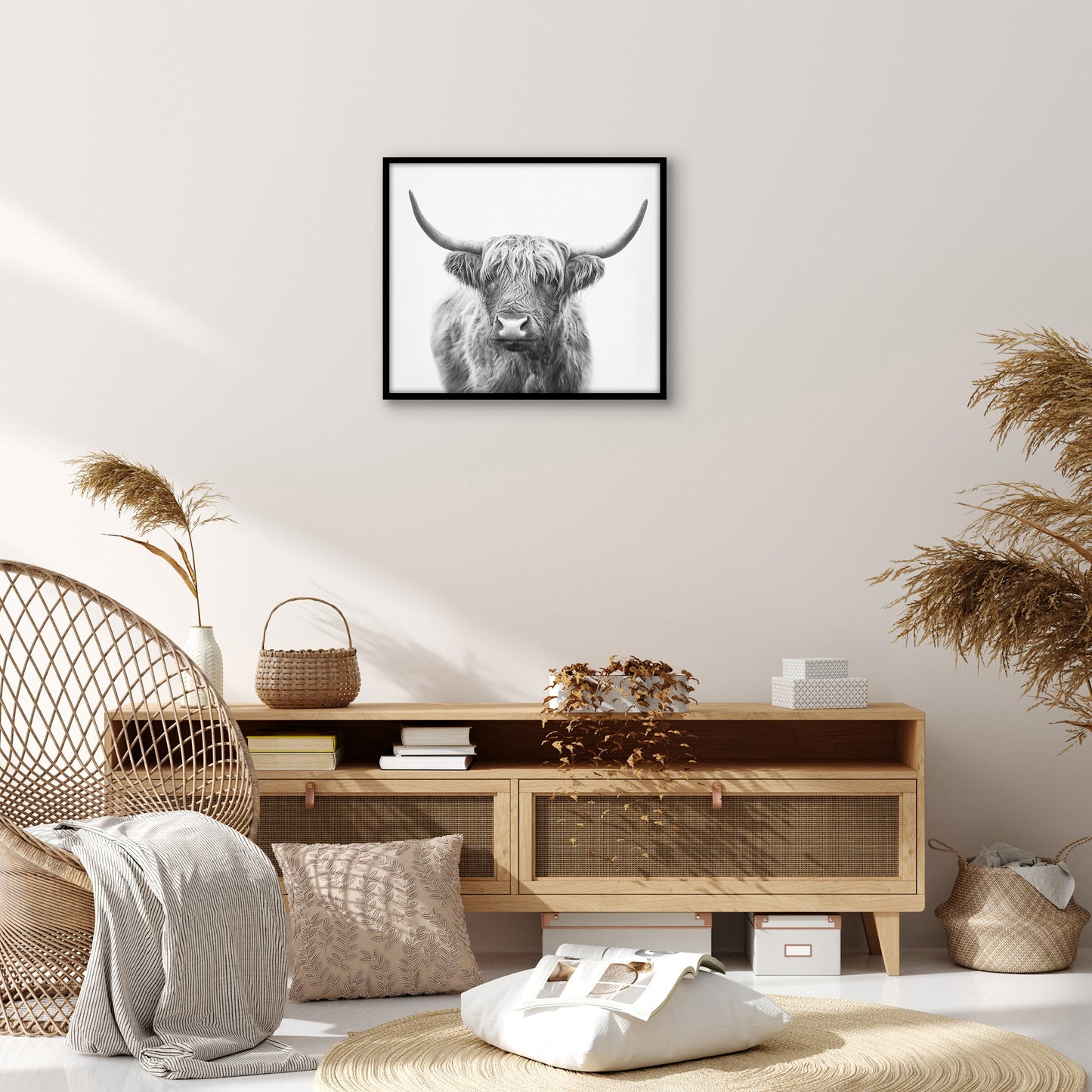 Modern Gallery Poster Frame without Mat, Black | Streamline Collection