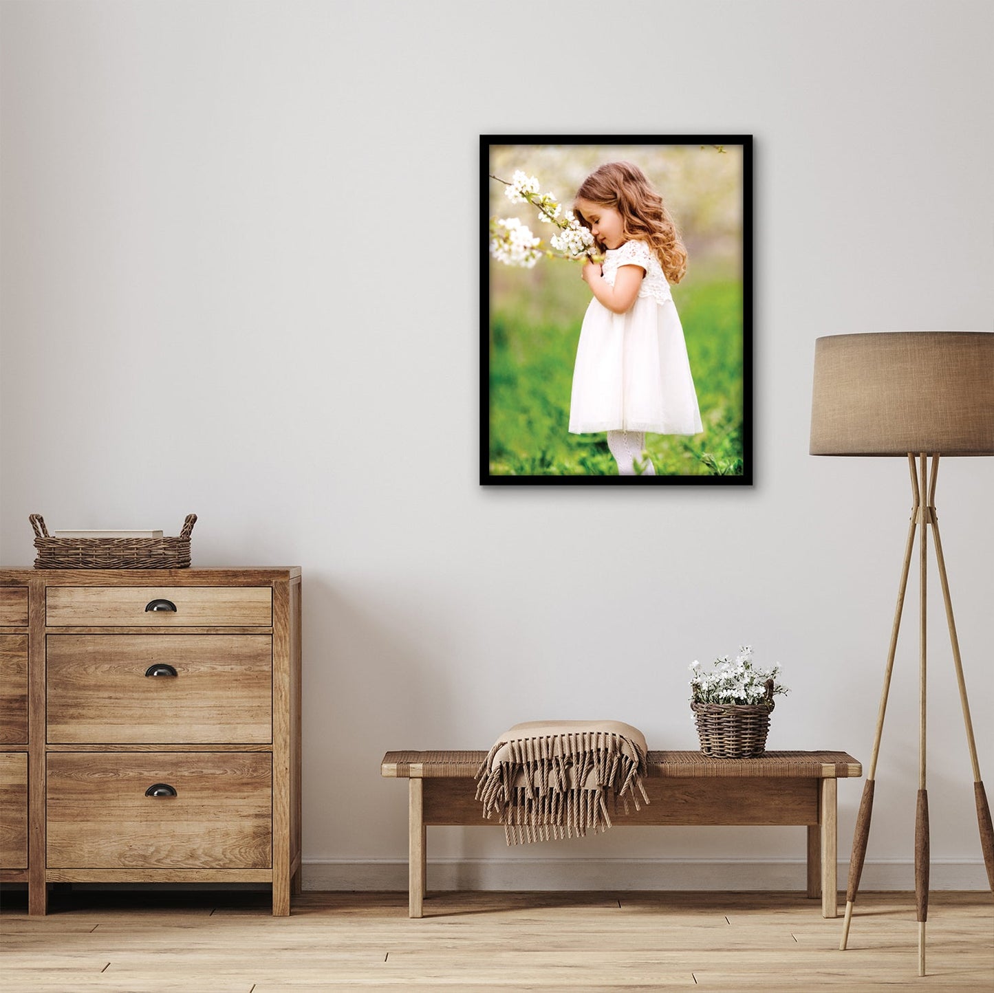 Modern Gallery Poster Frame without Mat, Black | Streamline Collection