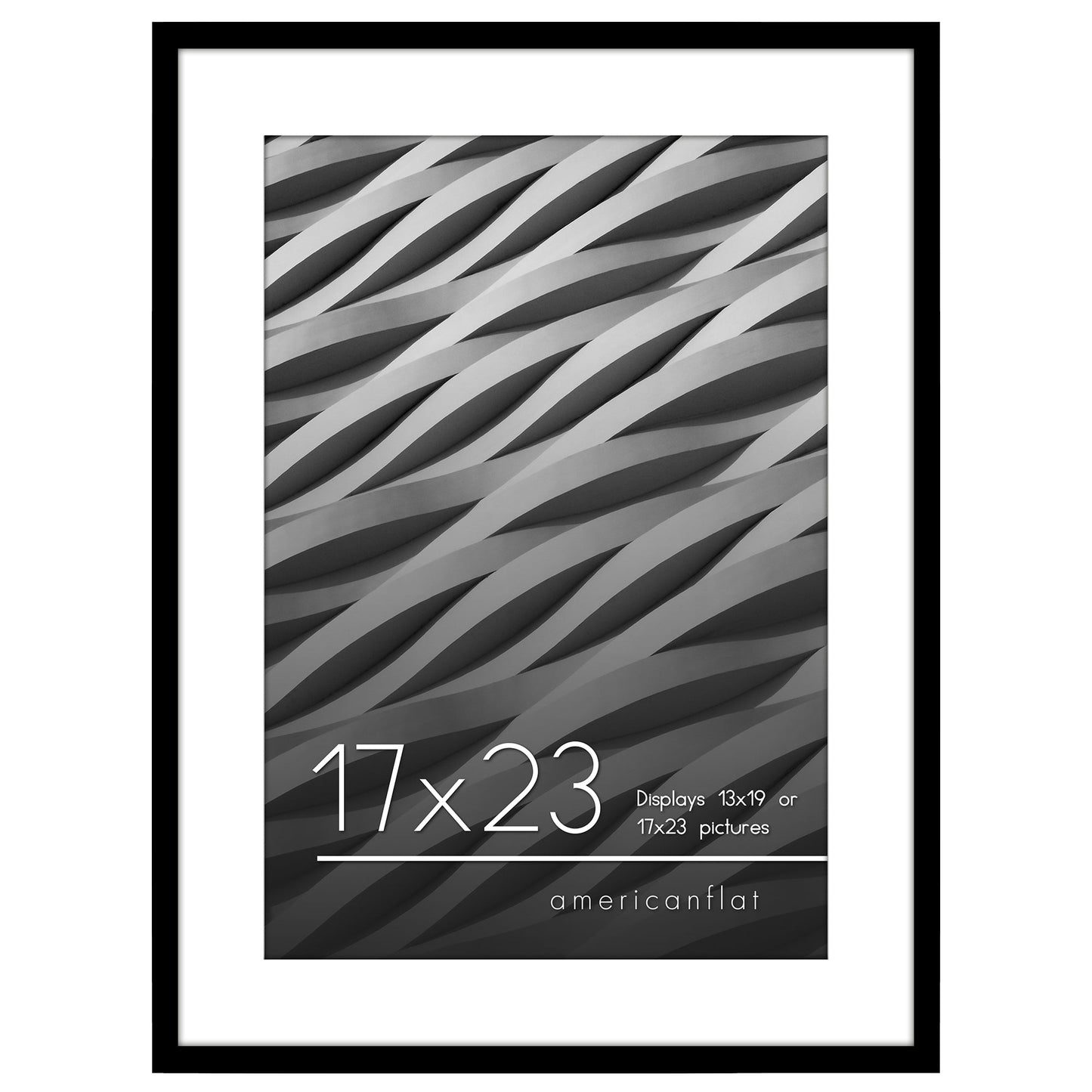 Gallery Picture Frame with Mat | Streamline Collection