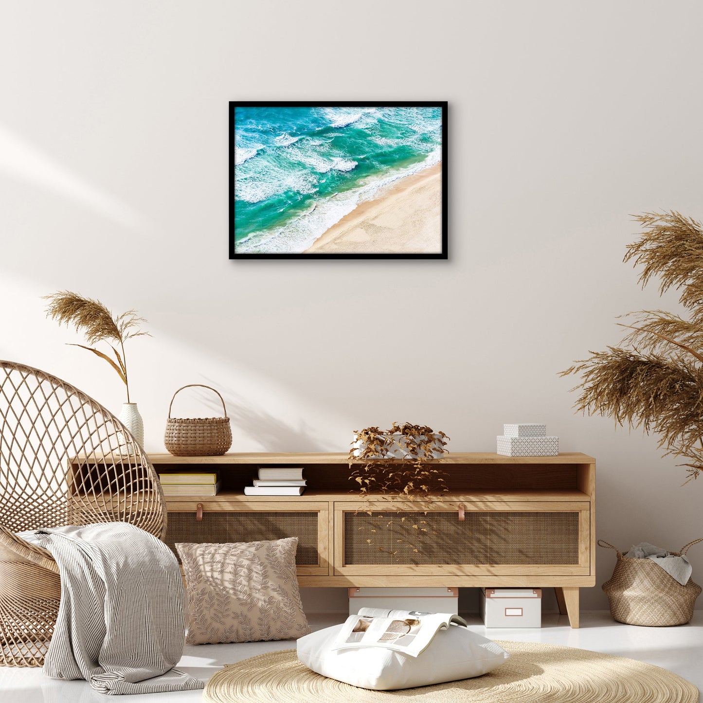 Modern Gallery Poster Frame without Mat, Black | Streamline Collection