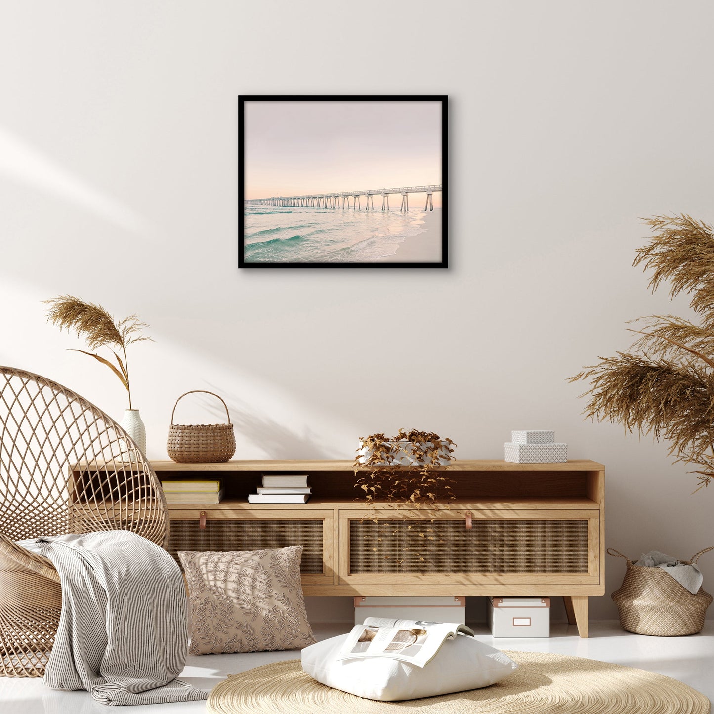 Modern Gallery Poster Frame without Mat, Black | Streamline Collection
