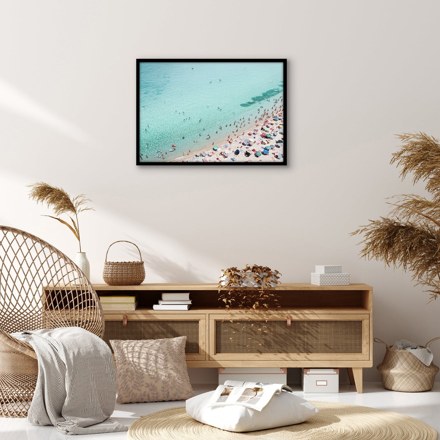 Modern Gallery Poster Frame without Mat, Black | Streamline Collection