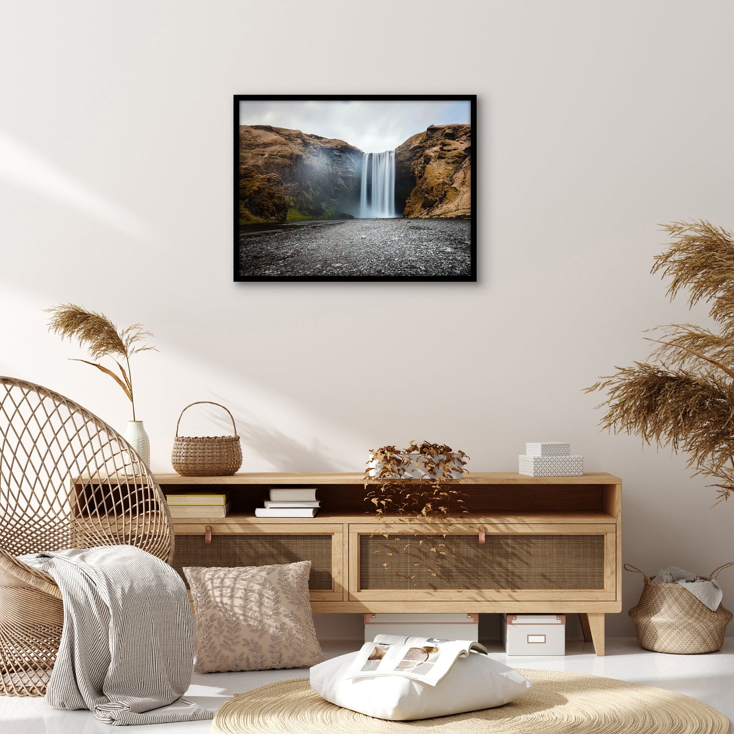 Modern Gallery Poster Frame without Mat, Black | Streamline Collection
