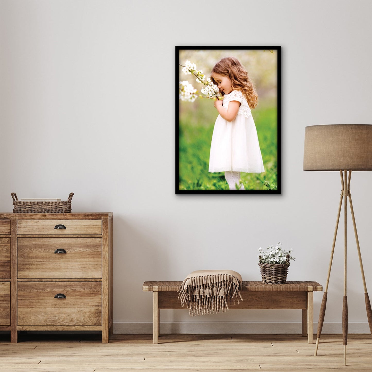 Modern Gallery Poster Frame without Mat, Black | Streamline Collection