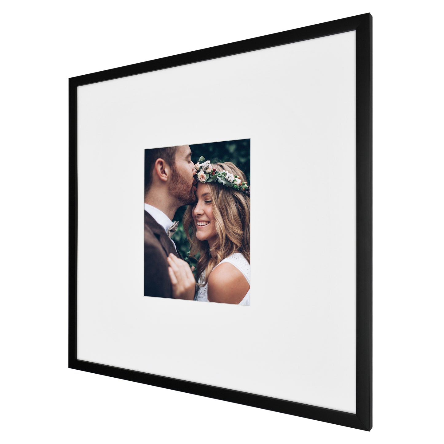 Wedding Signature Memories - Composite Wood Shatter-Resistant Glass Cover For Vertical Formats - Picture Frame