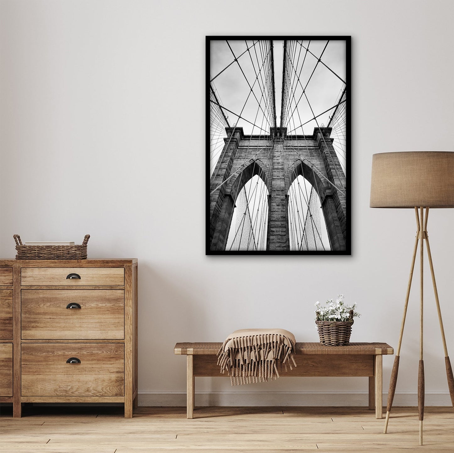 Modern Gallery Poster Frame without Mat, Black | Streamline Collection