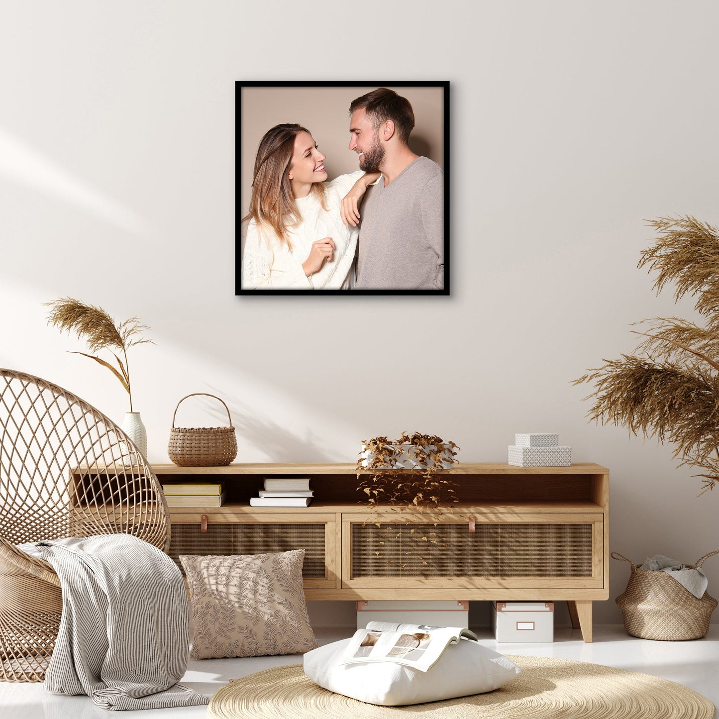 Modern Gallery Poster Frame without Mat, Black | Streamline Collection
