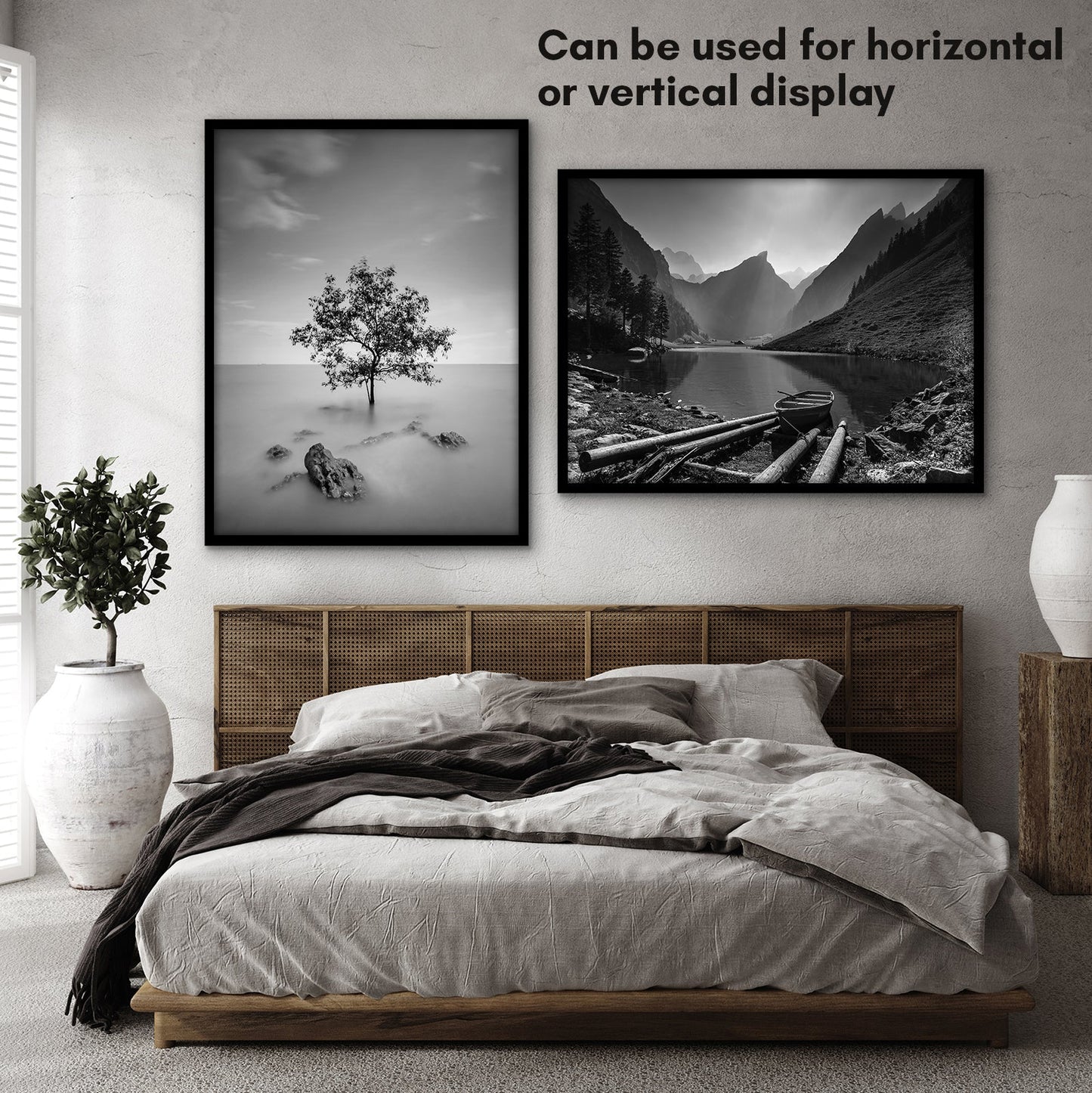 Modern Gallery Poster Frame without Mat, Black | Streamline Collection