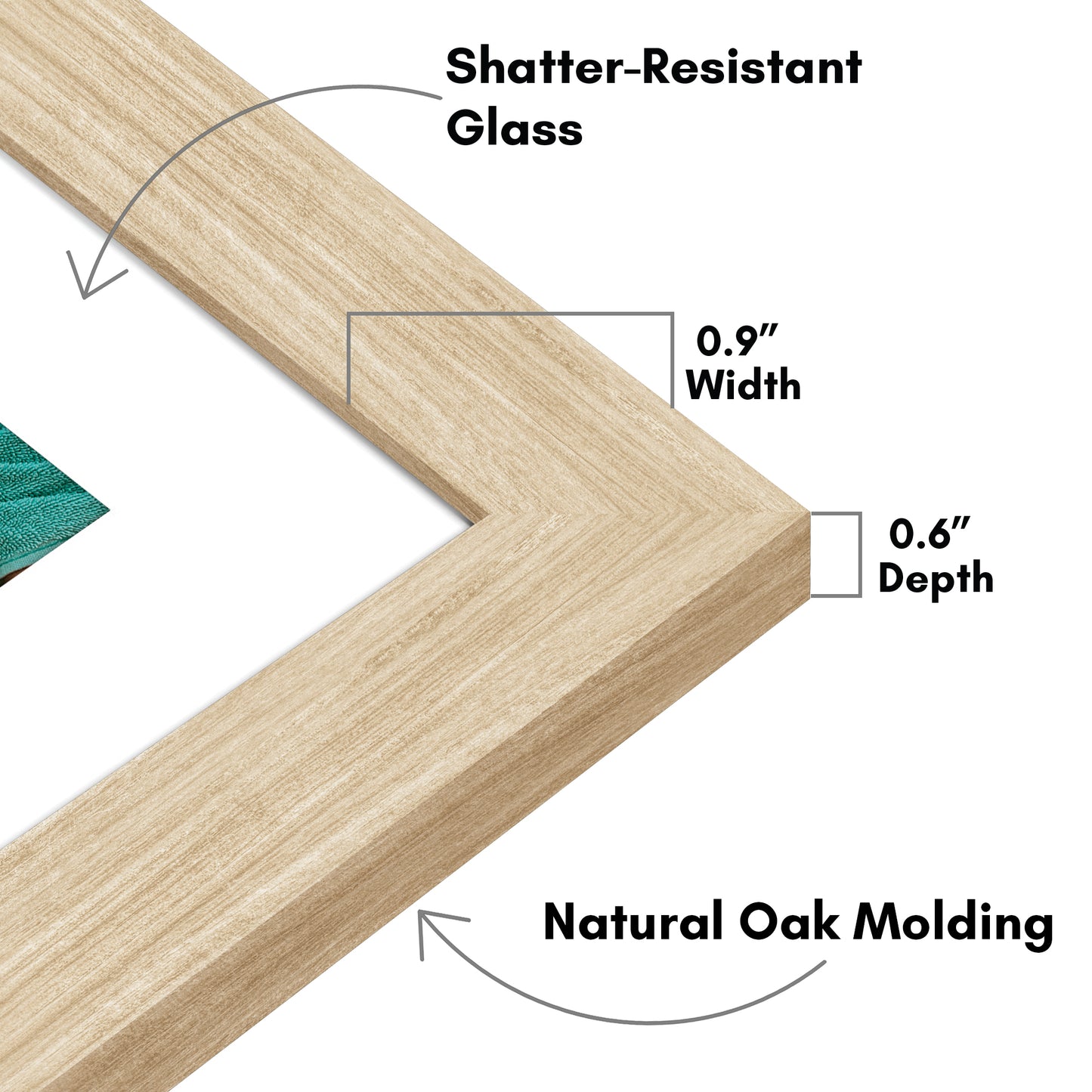 Picture Frame with Mat | Engineered Wood Photo Frame