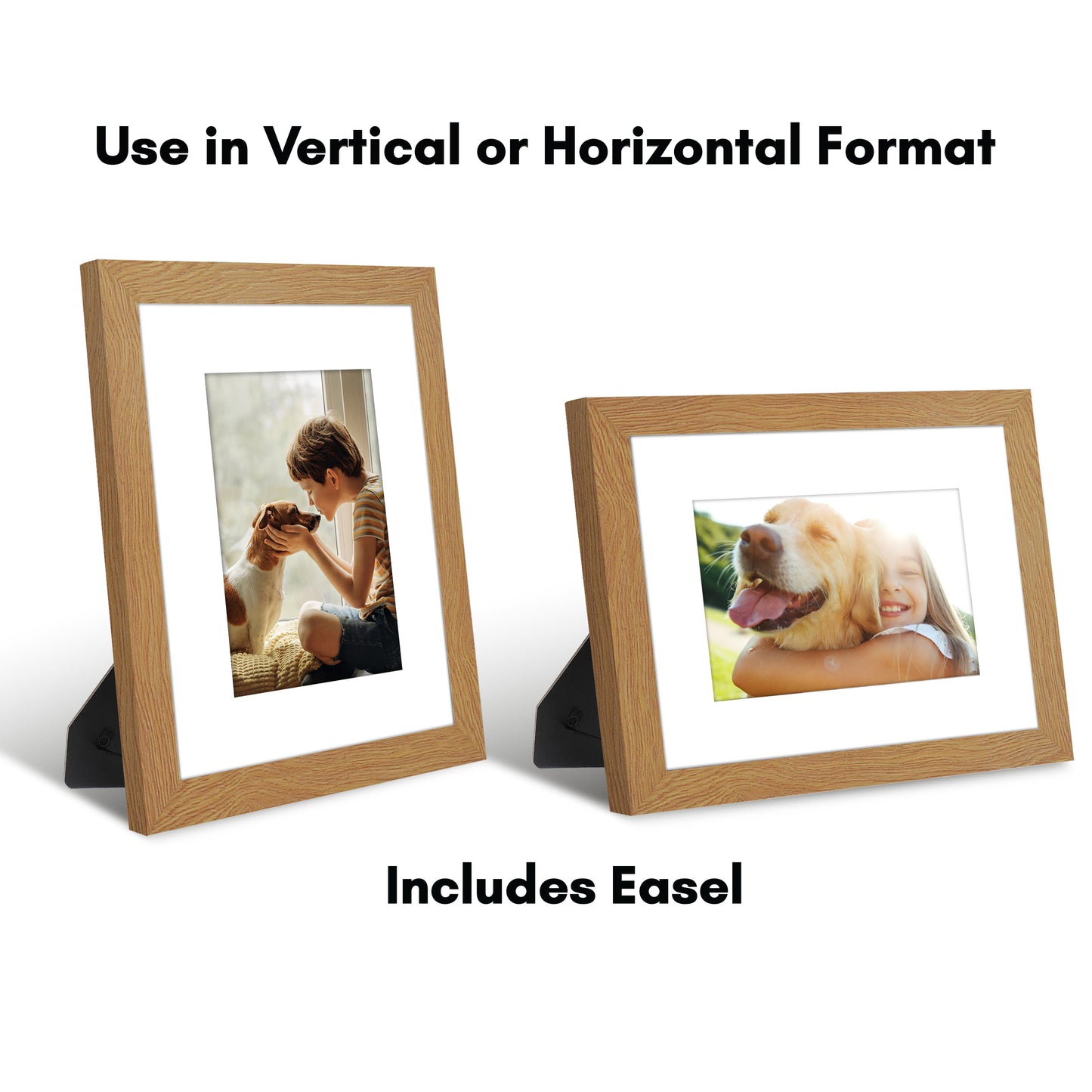 Picture Frame with Mat | Engineered Wood Photo Frame