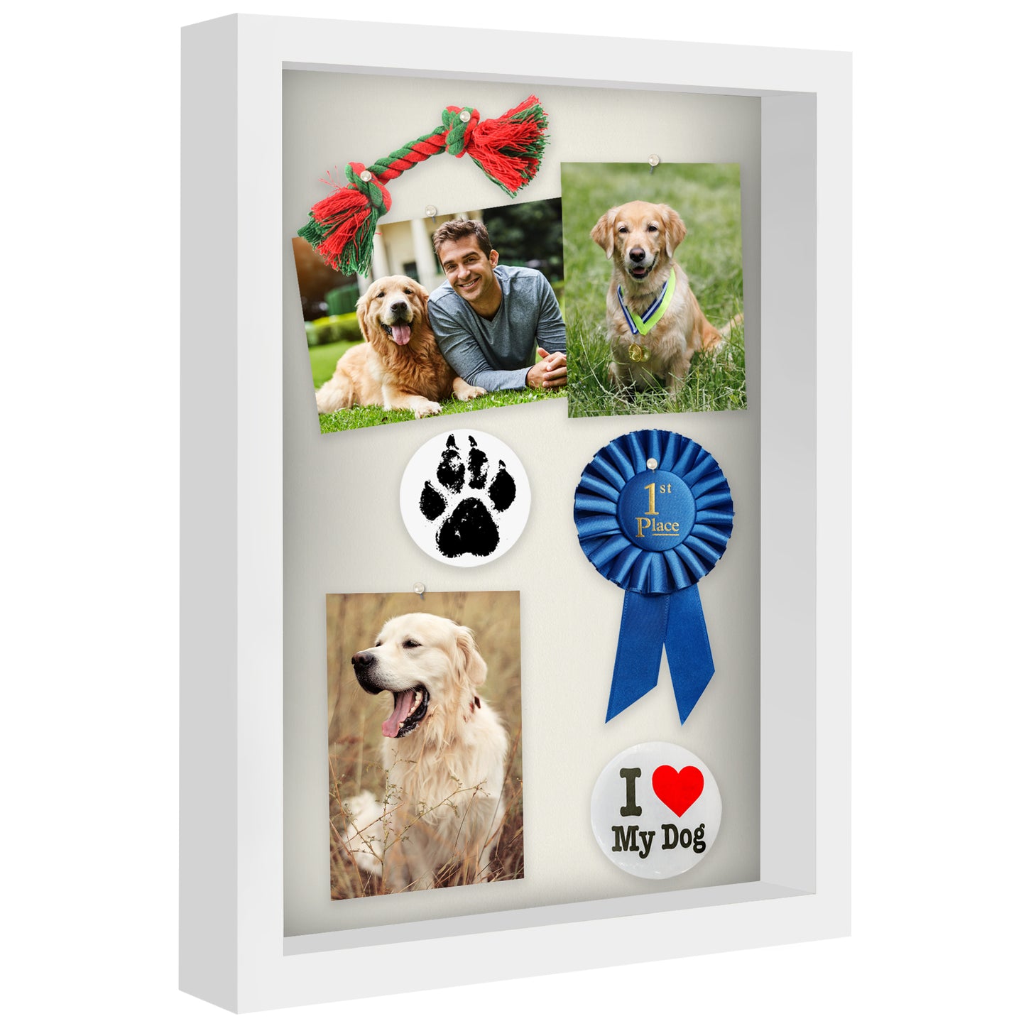 Shadow Box Keepsake Frame with Linen Back | Silhouette Collection