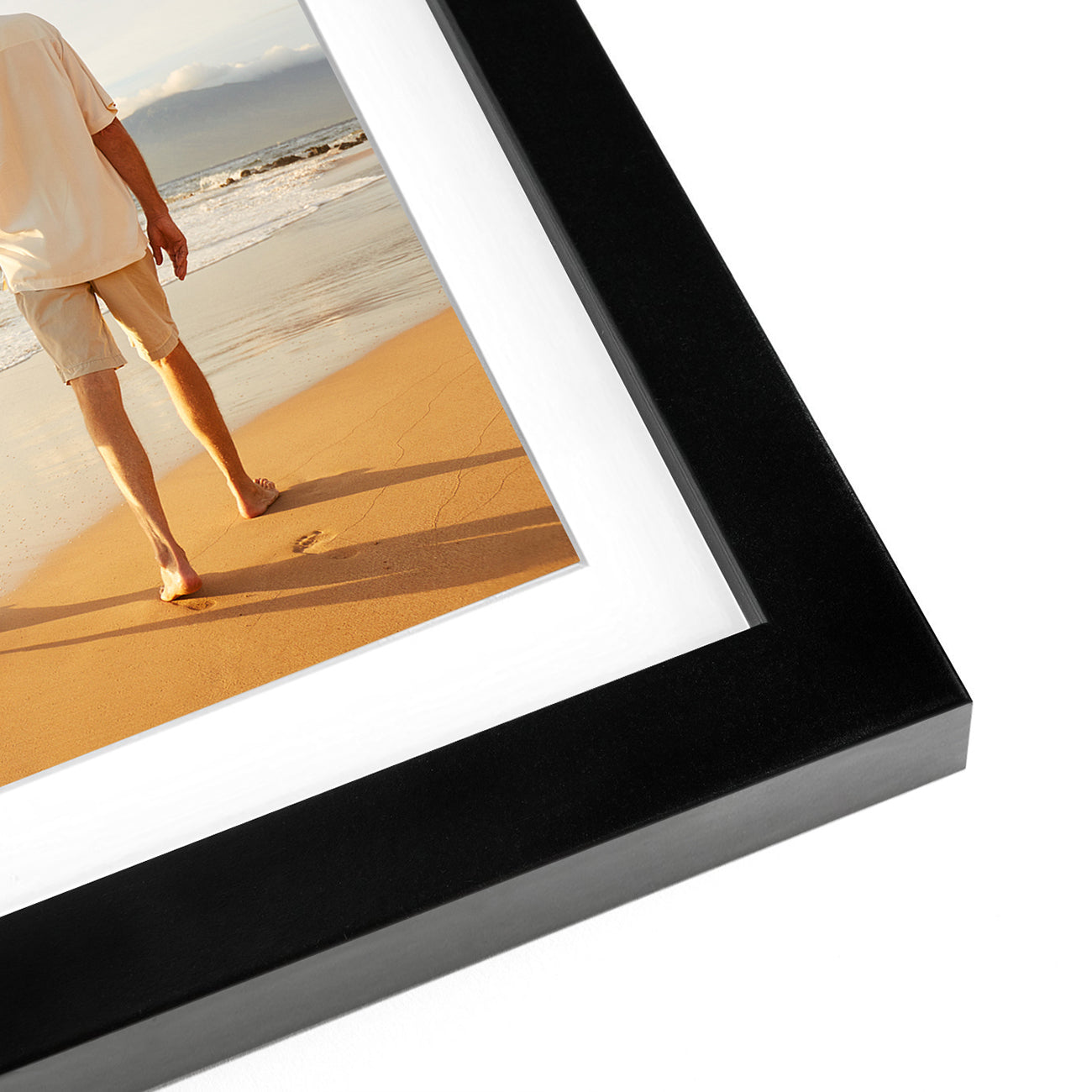 2 Pack - Picture Frame with Mat | Engineered Wood Photo Frame