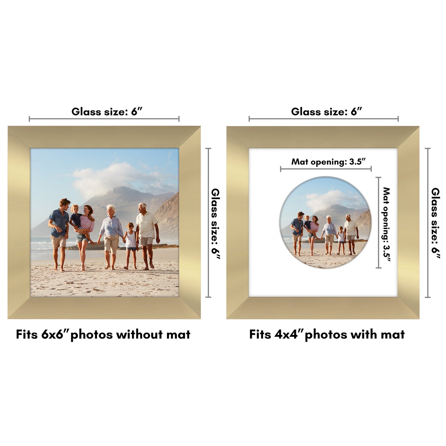 Gallery Picture Frame with Round Mat | Signature Collection