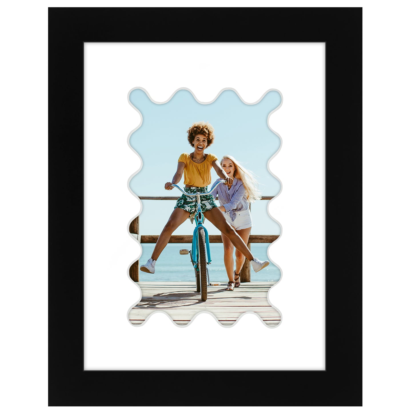 Gallery Picture Frame with Wavy Mat | Signature Collection