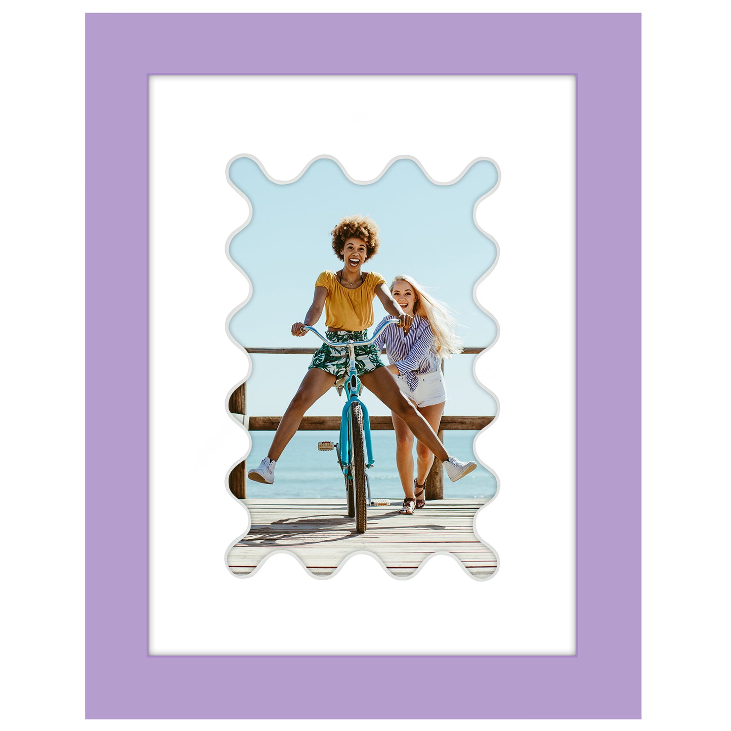 Gallery Picture Frame with Wavy Mat | Signature Collection