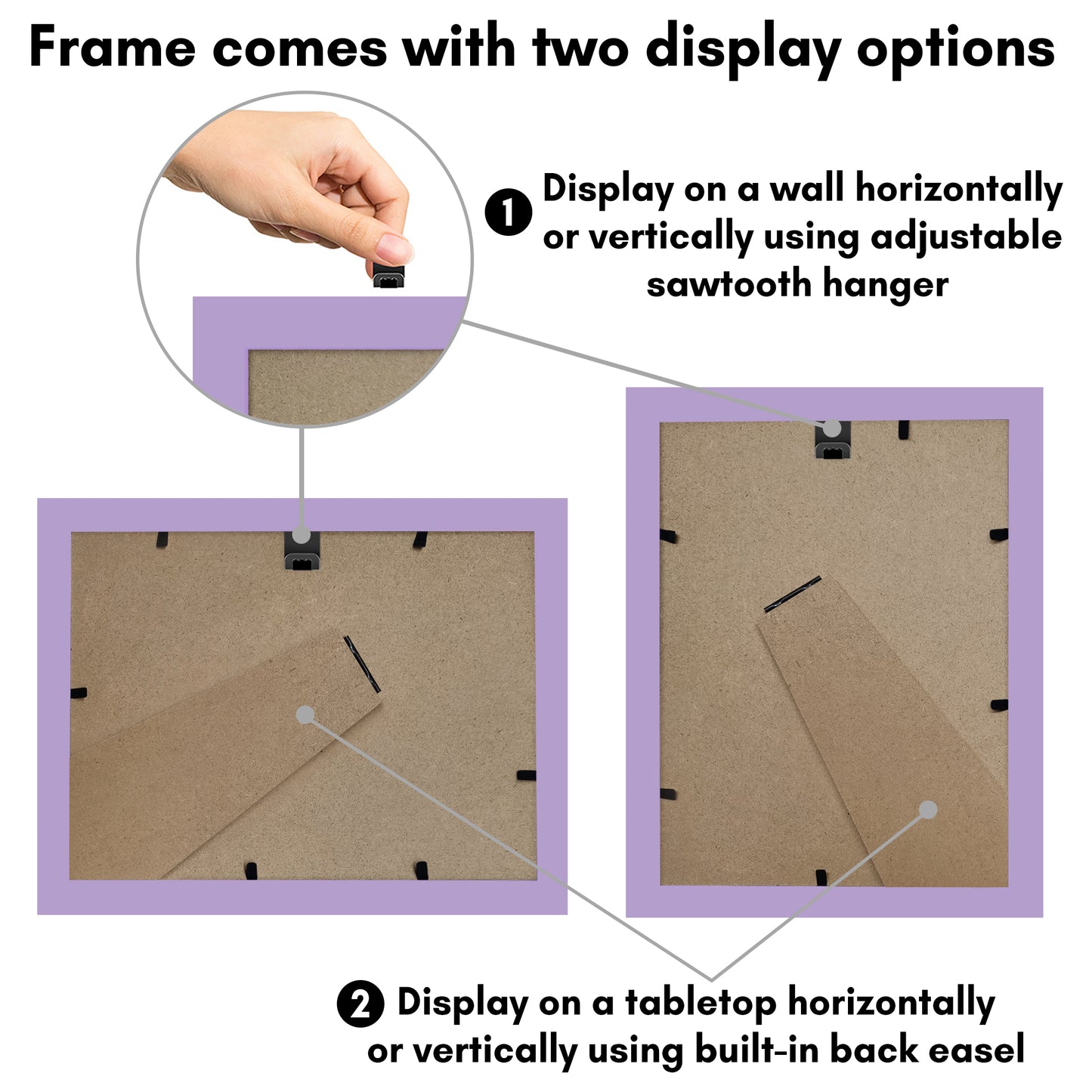 Gallery Picture Frame with Wavy Mat | Signature Collection