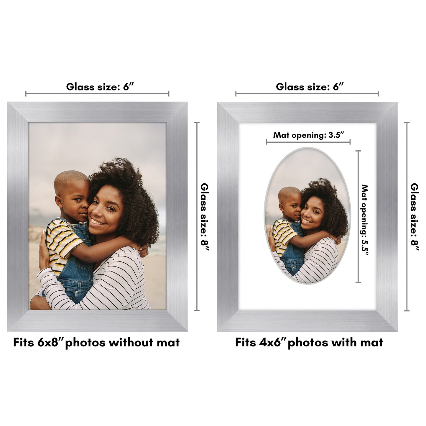 Gallery Picture Frame with Oval Mat | Signature Collection