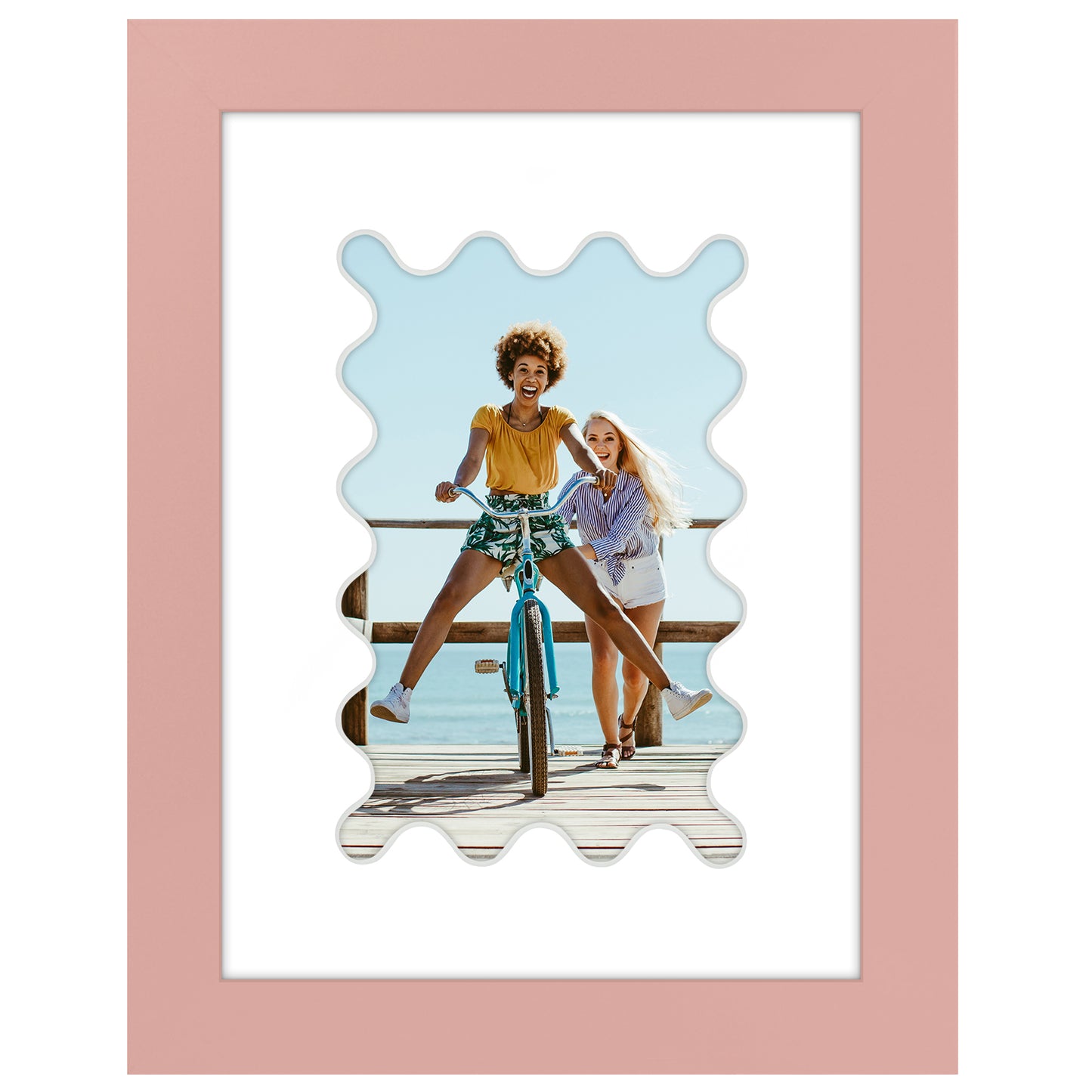 Gallery Picture Frame with Wavy Mat | Signature Collection