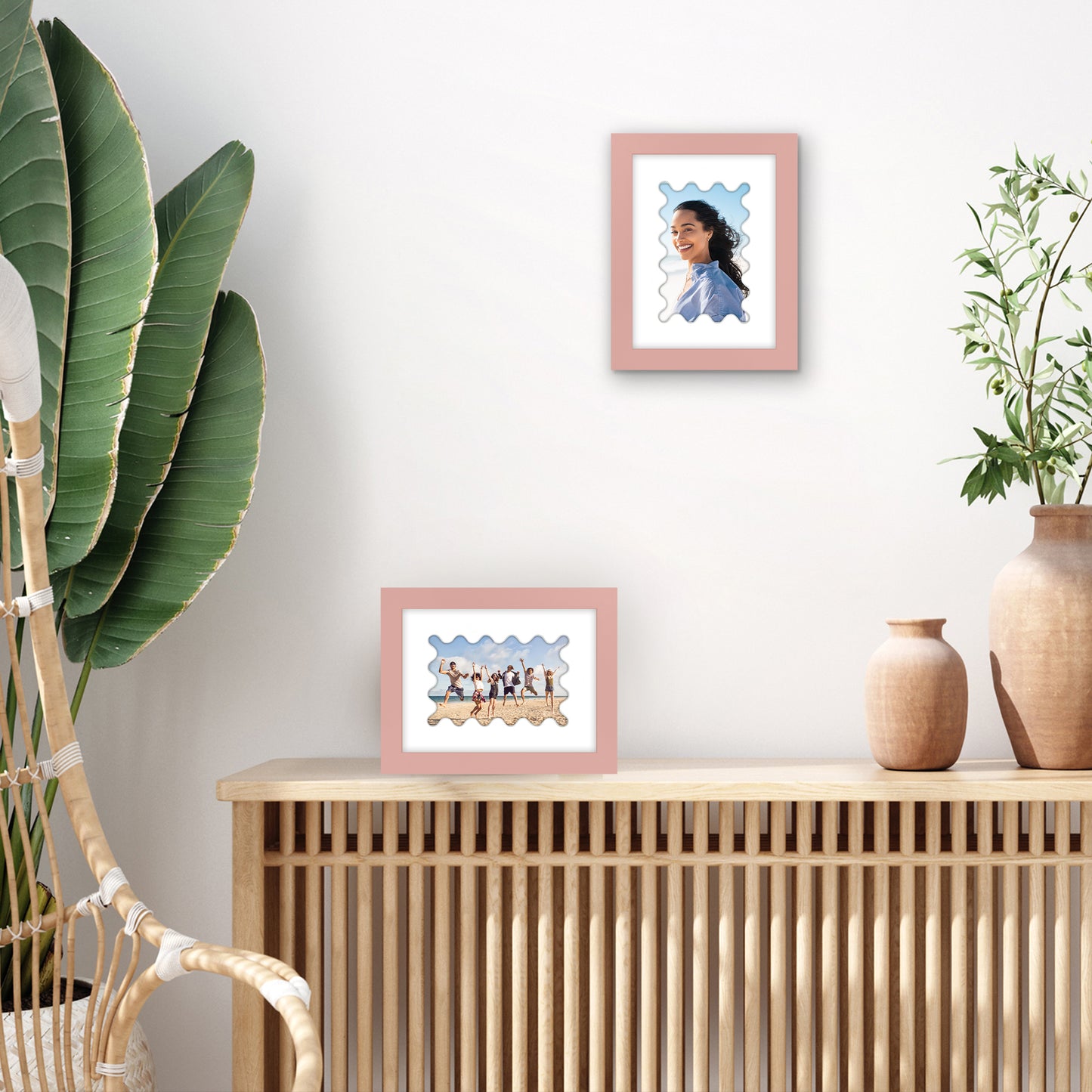 Gallery Picture Frame with Wavy Mat | Signature Collection