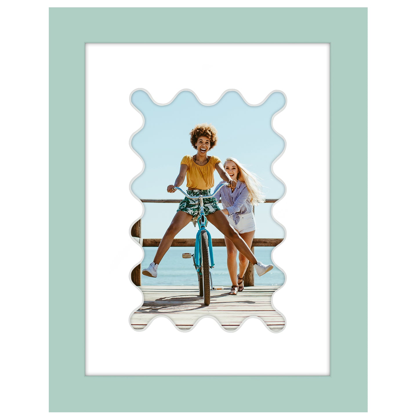 Gallery Picture Frame with Wavy Mat | Signature Collection