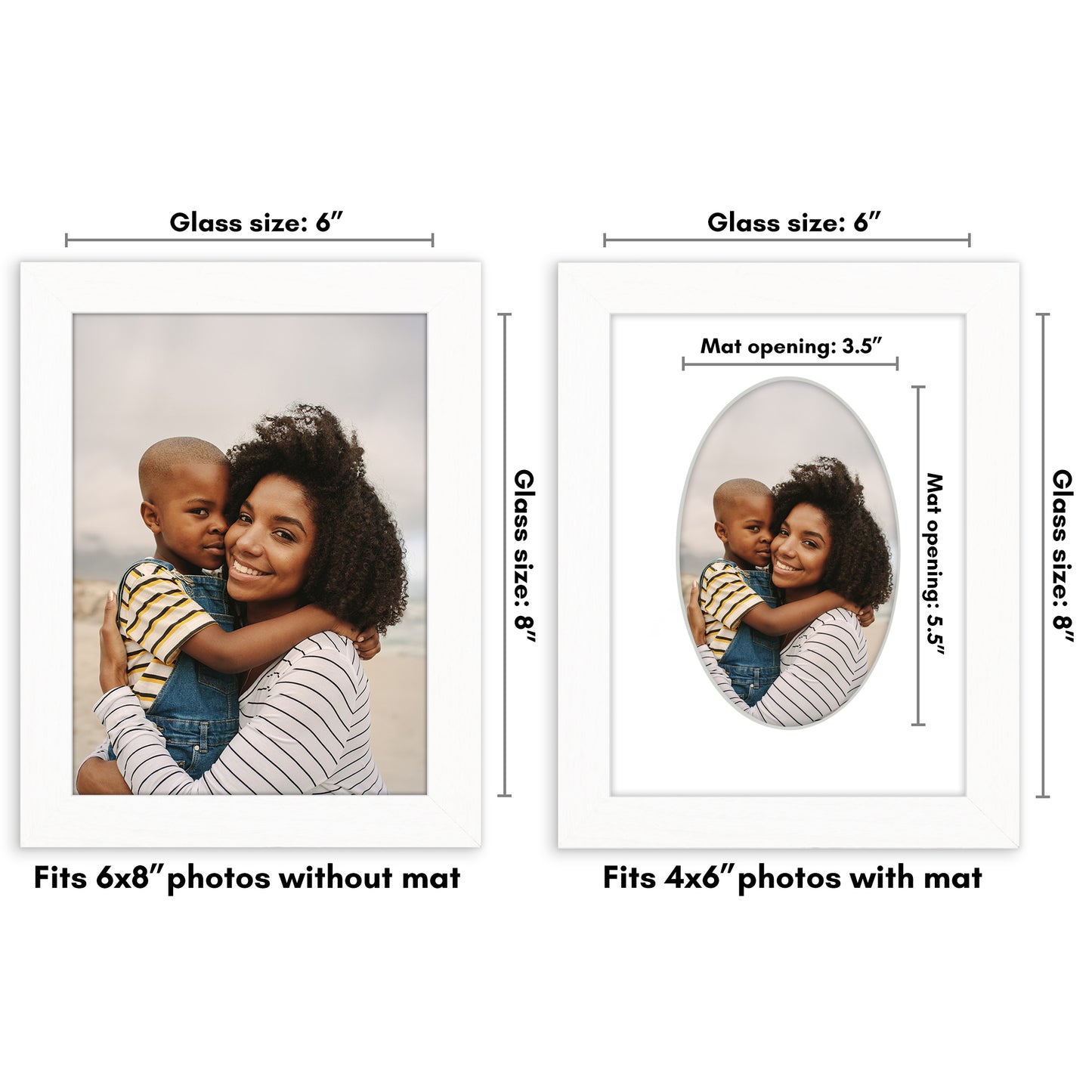 Gallery Picture Frame with Oval Mat | Signature Collection