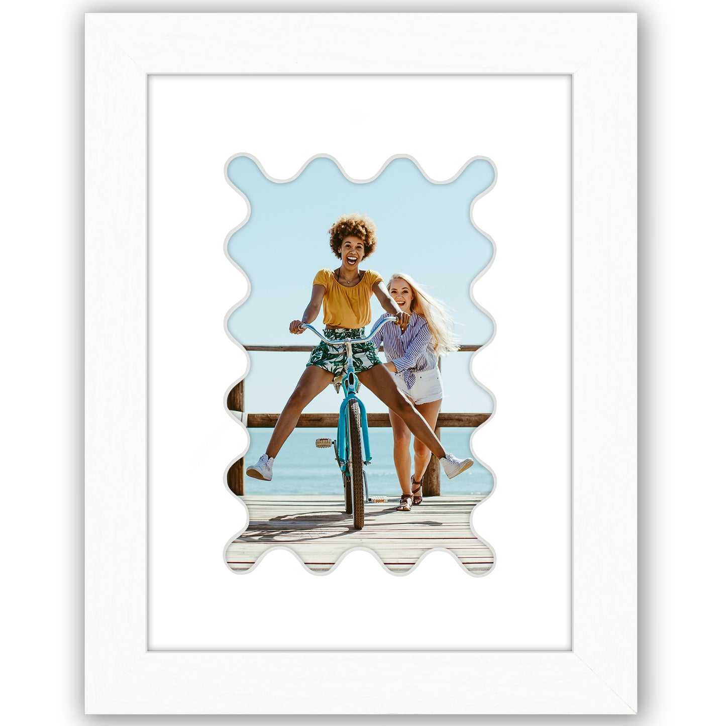 Gallery Picture Frame with Wavy Mat | Signature Collection