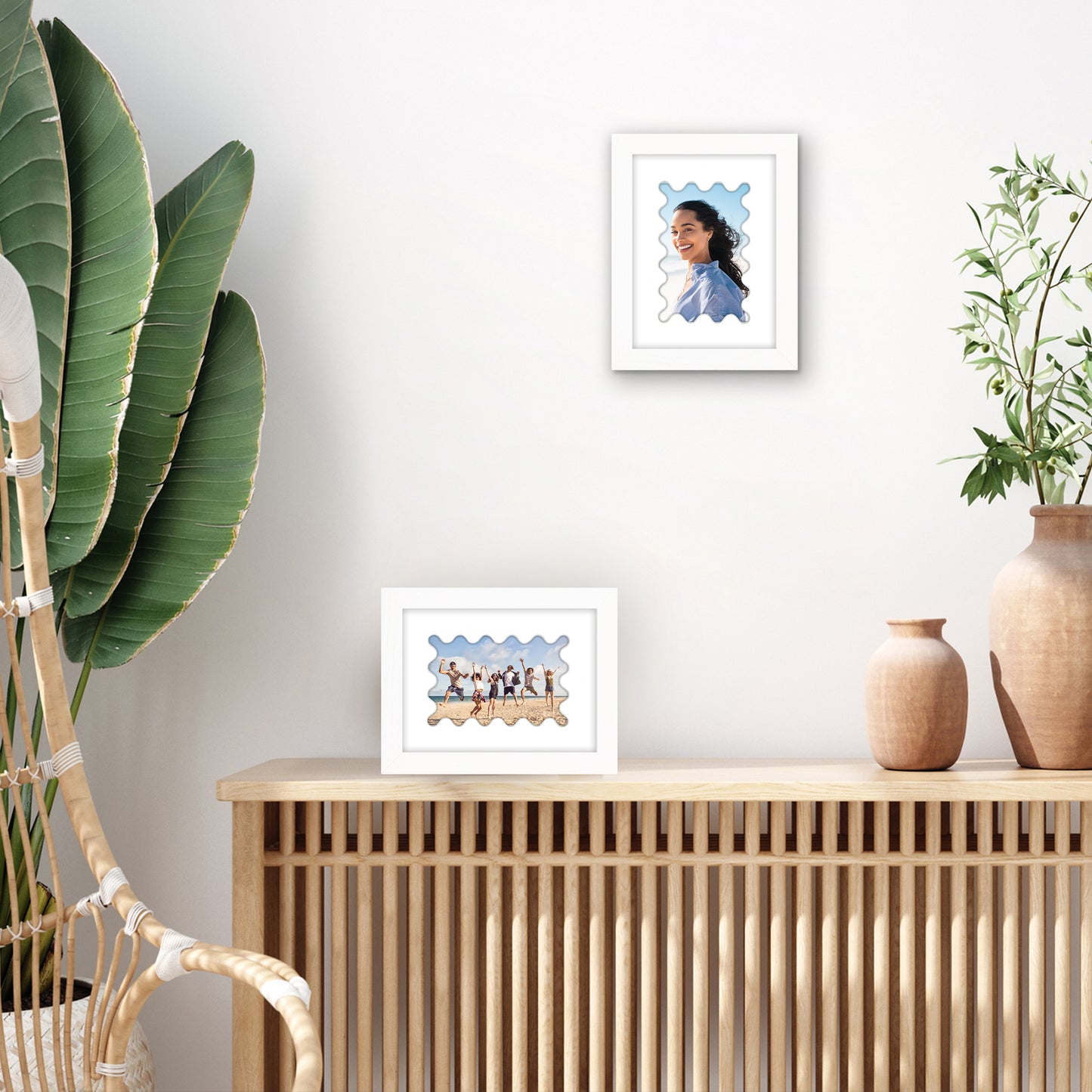 Gallery Picture Frame with Wavy Mat | Signature Collection