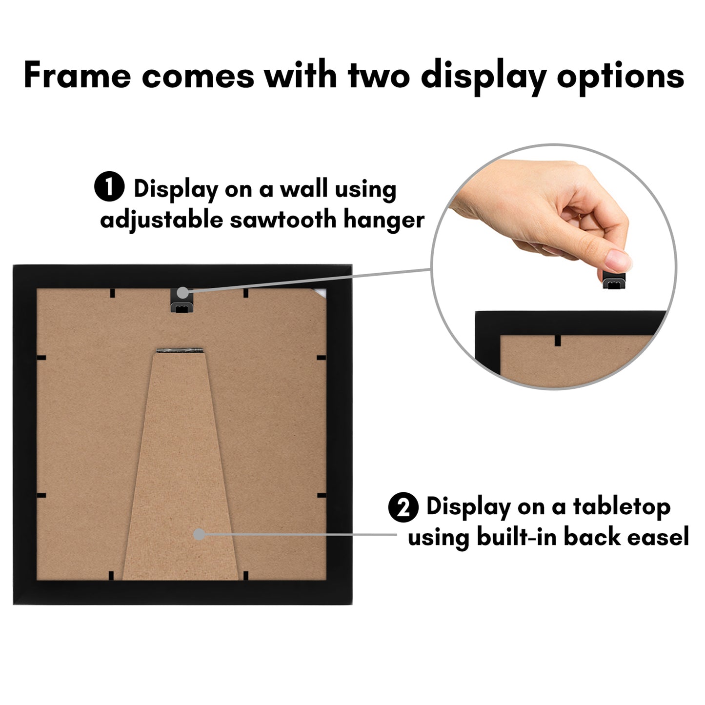 Picture Frame with Mat | Engineered Wood Photo Frame