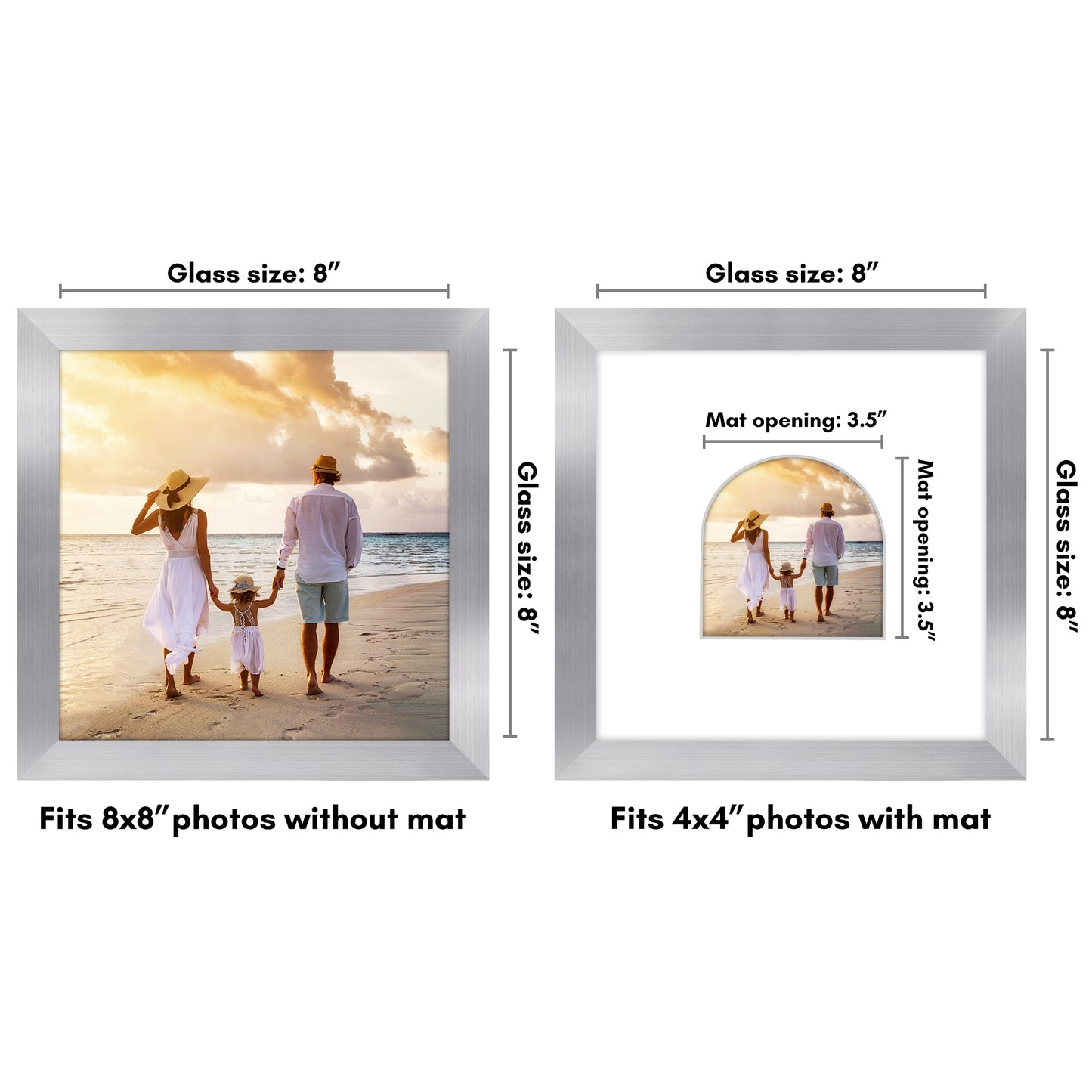 Gallery Picture Frame with Arched Mat | Signature Collection